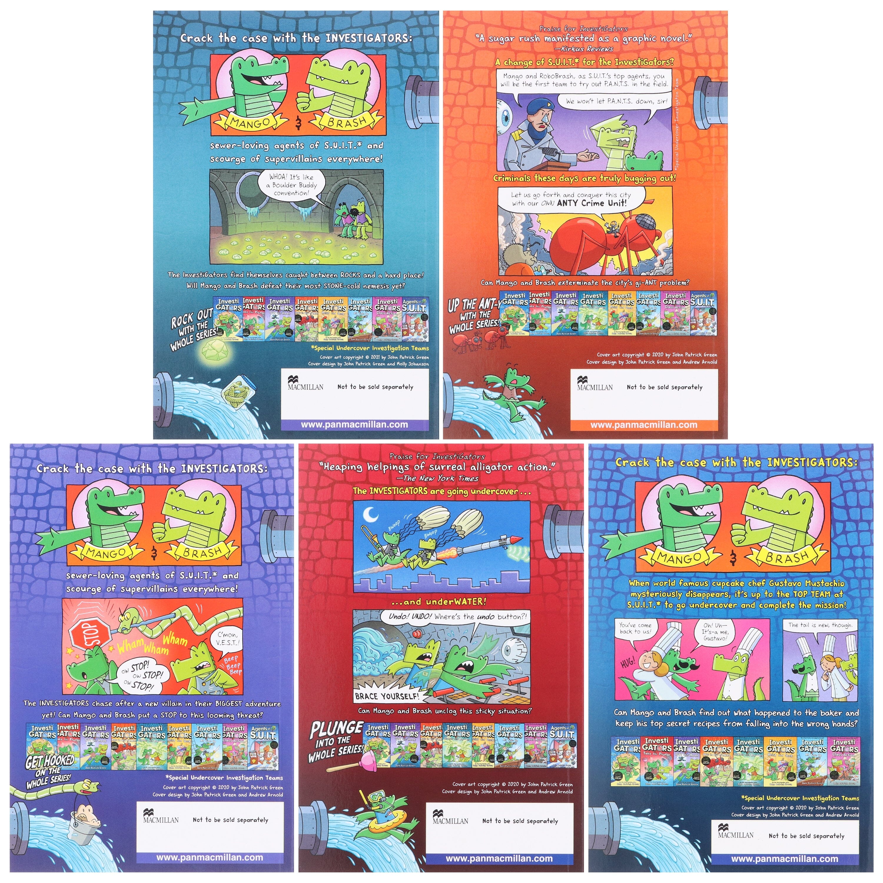 InvestiGators Series by John Patrick Green 5 Books Collection Set - Ages 7-9 - Paperback - Image 3