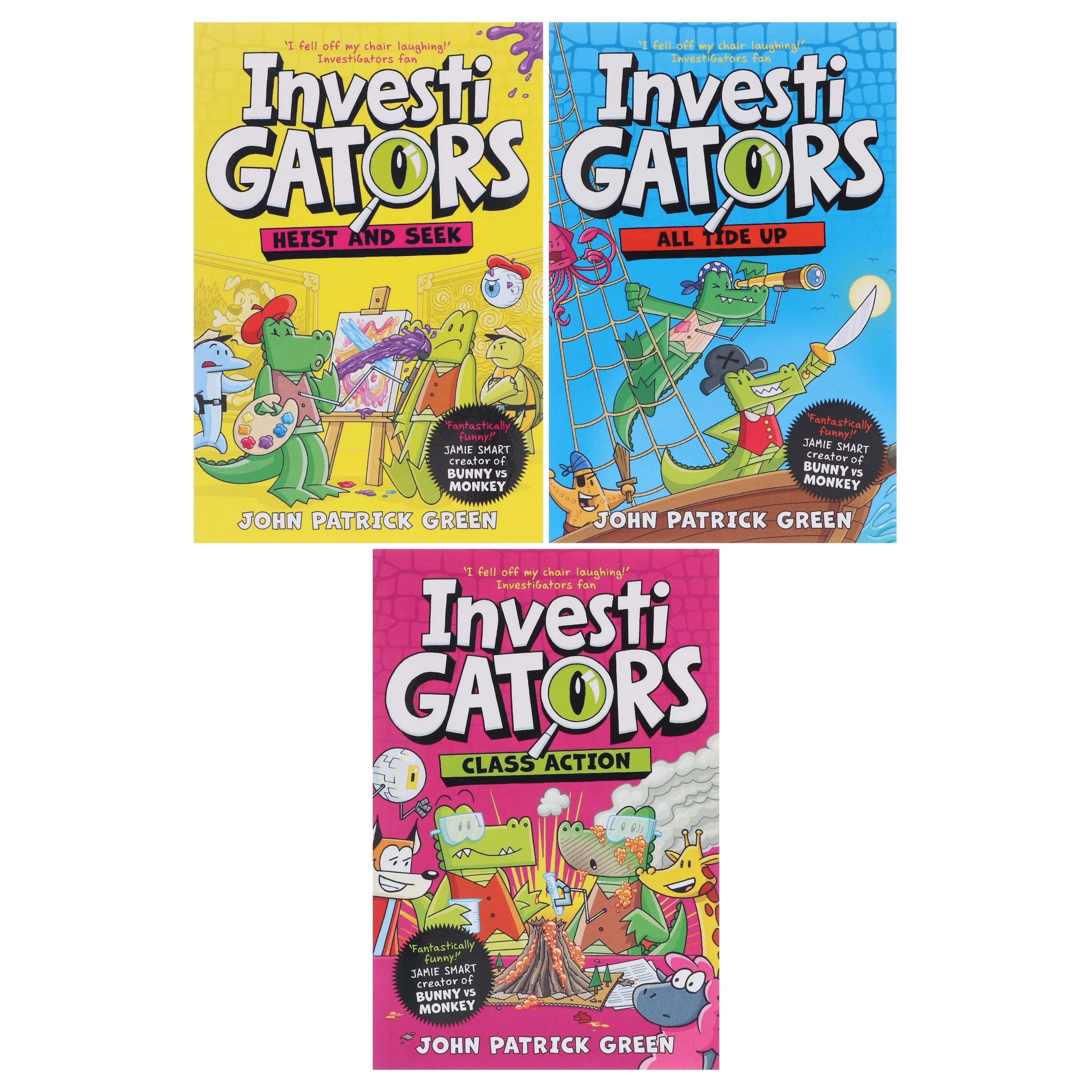 InvestiGators Series Books (6-8) by John Patrick Green 3 Books Collection Set - Ages 7-9 - Paperback - Image 2