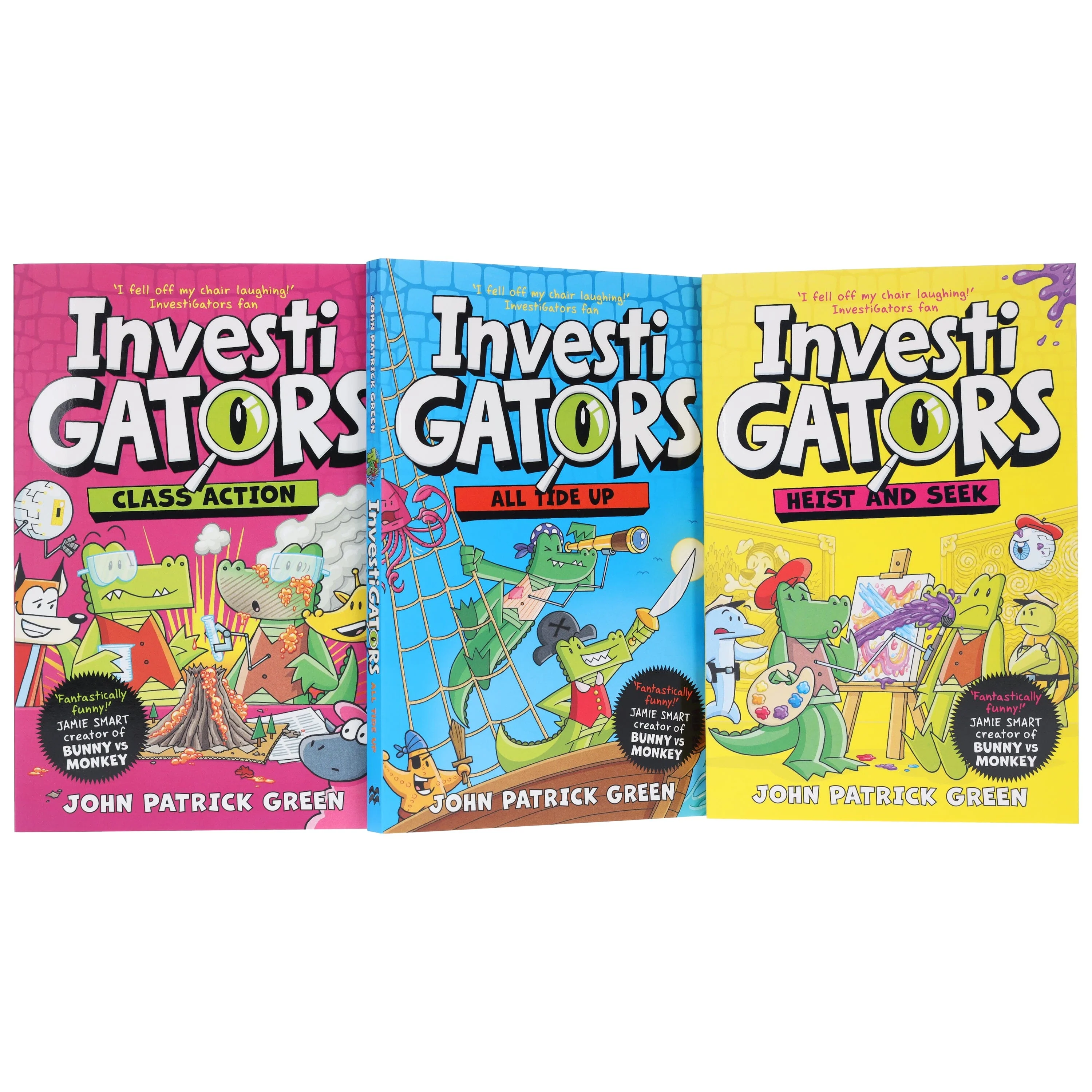InvestiGators Series Books (6-8) by John Patrick Green 3 Books Collection Set - Ages 7-9 - Paperback - Image 4