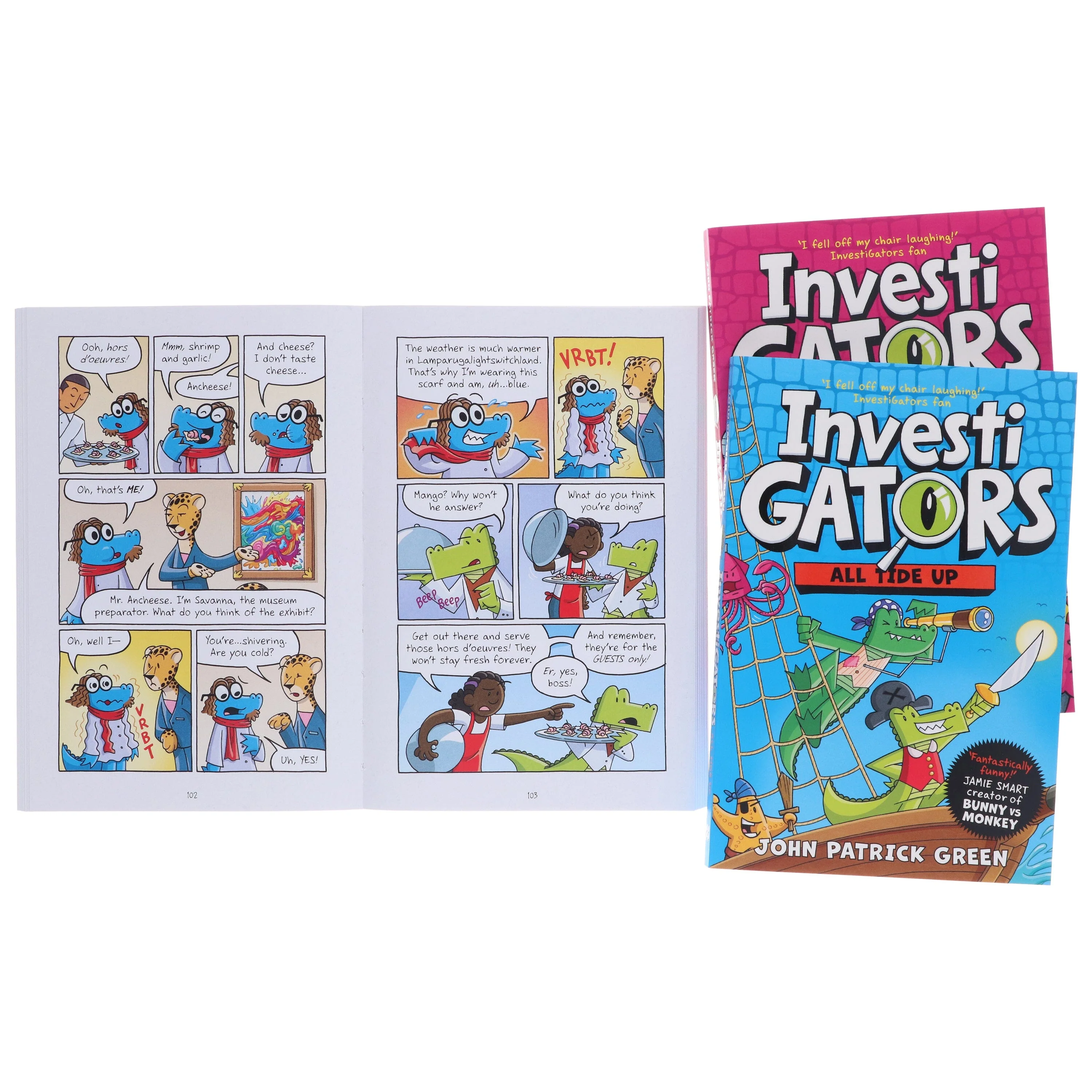InvestiGators Series Books (6-8) by John Patrick Green 3 Books Collection Set - Ages 7-9 - Paperback - Image 6