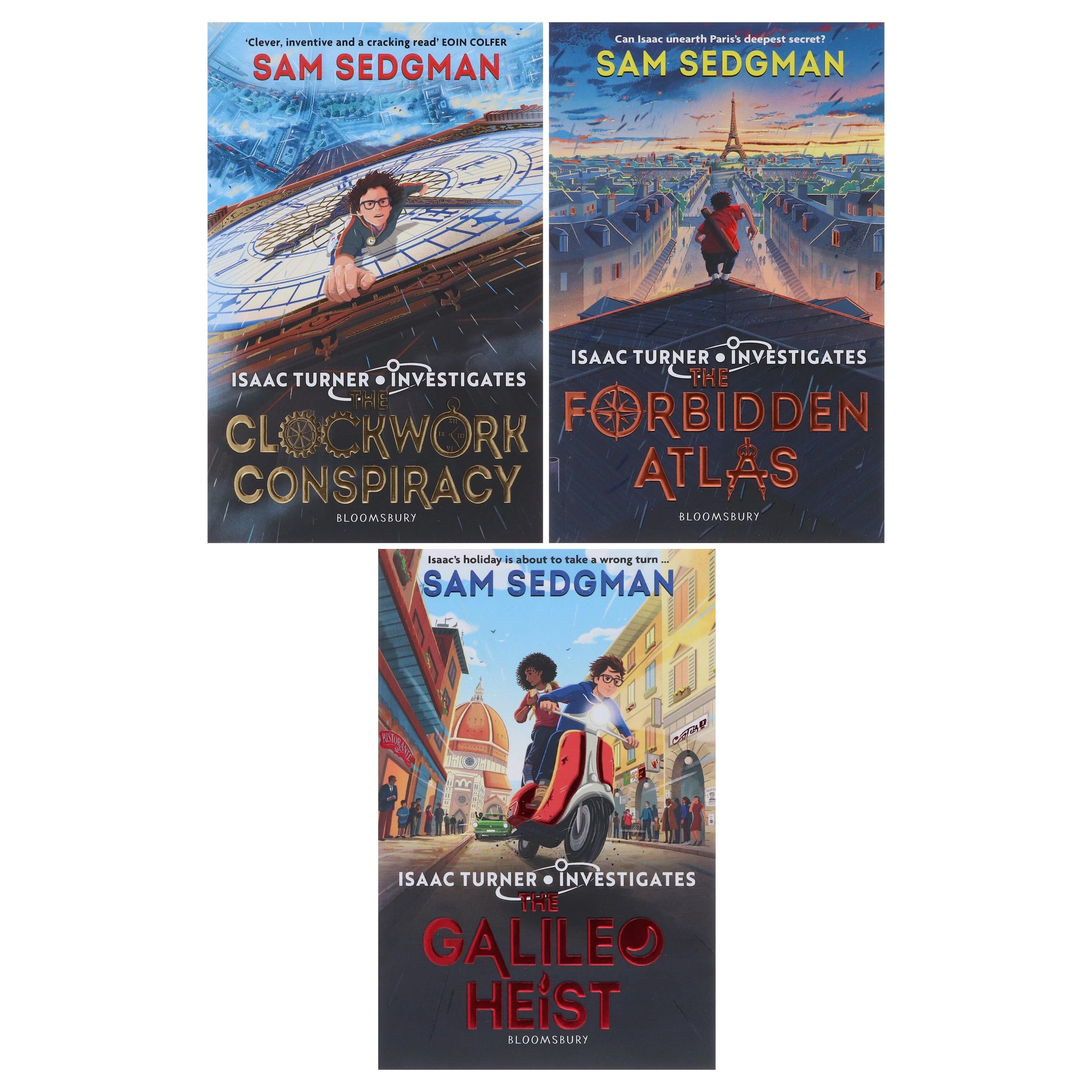 Isaac Turner Investigates Series by Sam Sedgman 3 Books Collection Set - Ages 9-12 - Paperback - Image 2