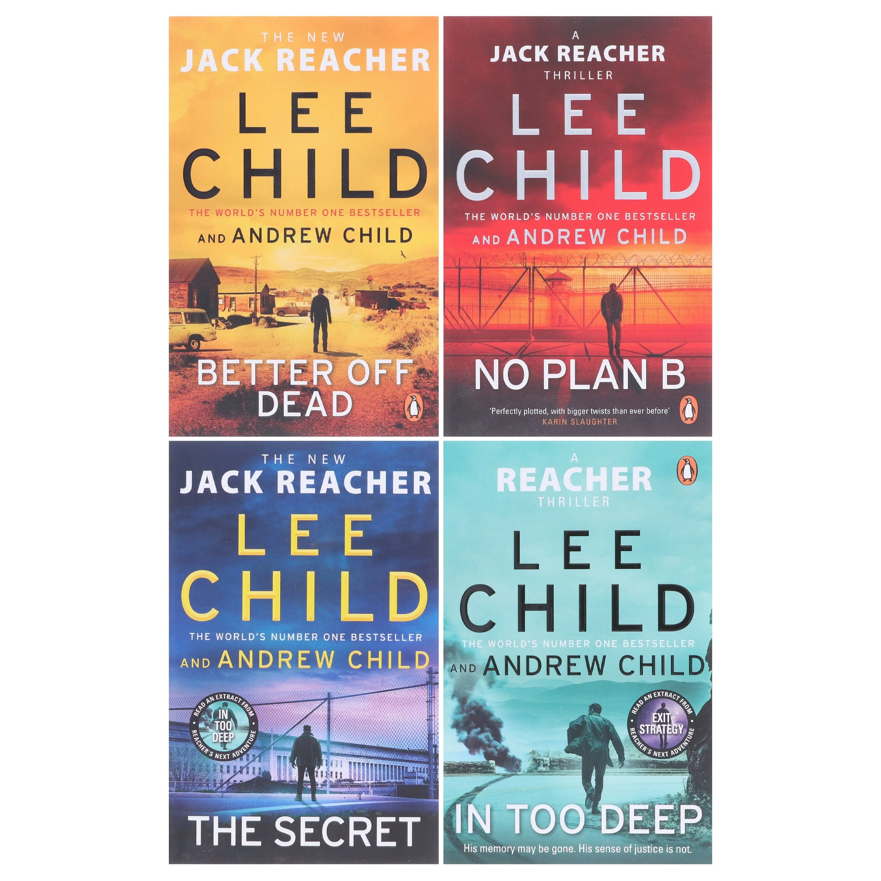 Jack Reacher by Lee Child & Andrew Child: Books 26-29 Collection Set - Fiction - Paperback - Image 2