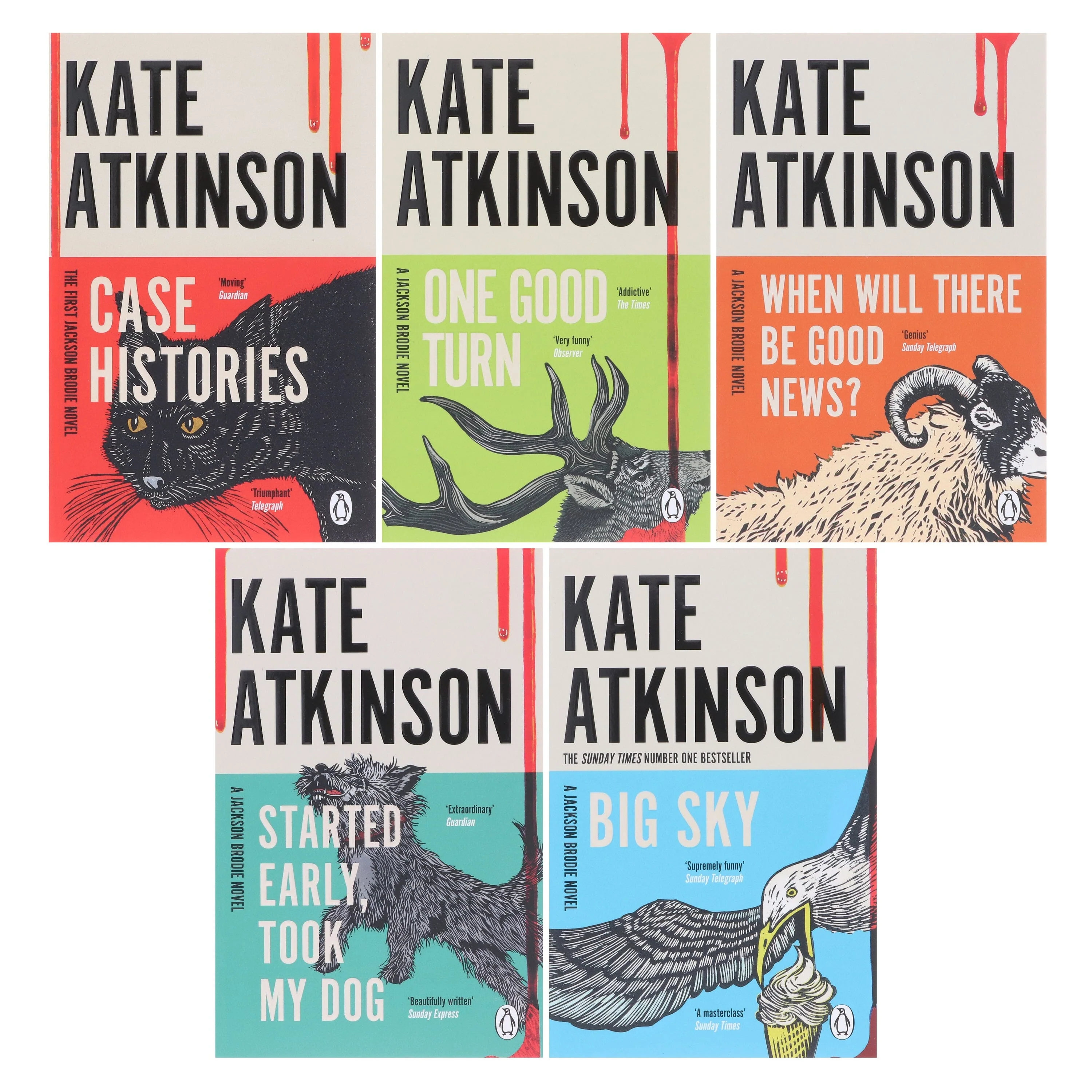 Jackson Brodie Series by Kate Atkinson 5 Books Collection Set - Fiction - Paperback - Image 2