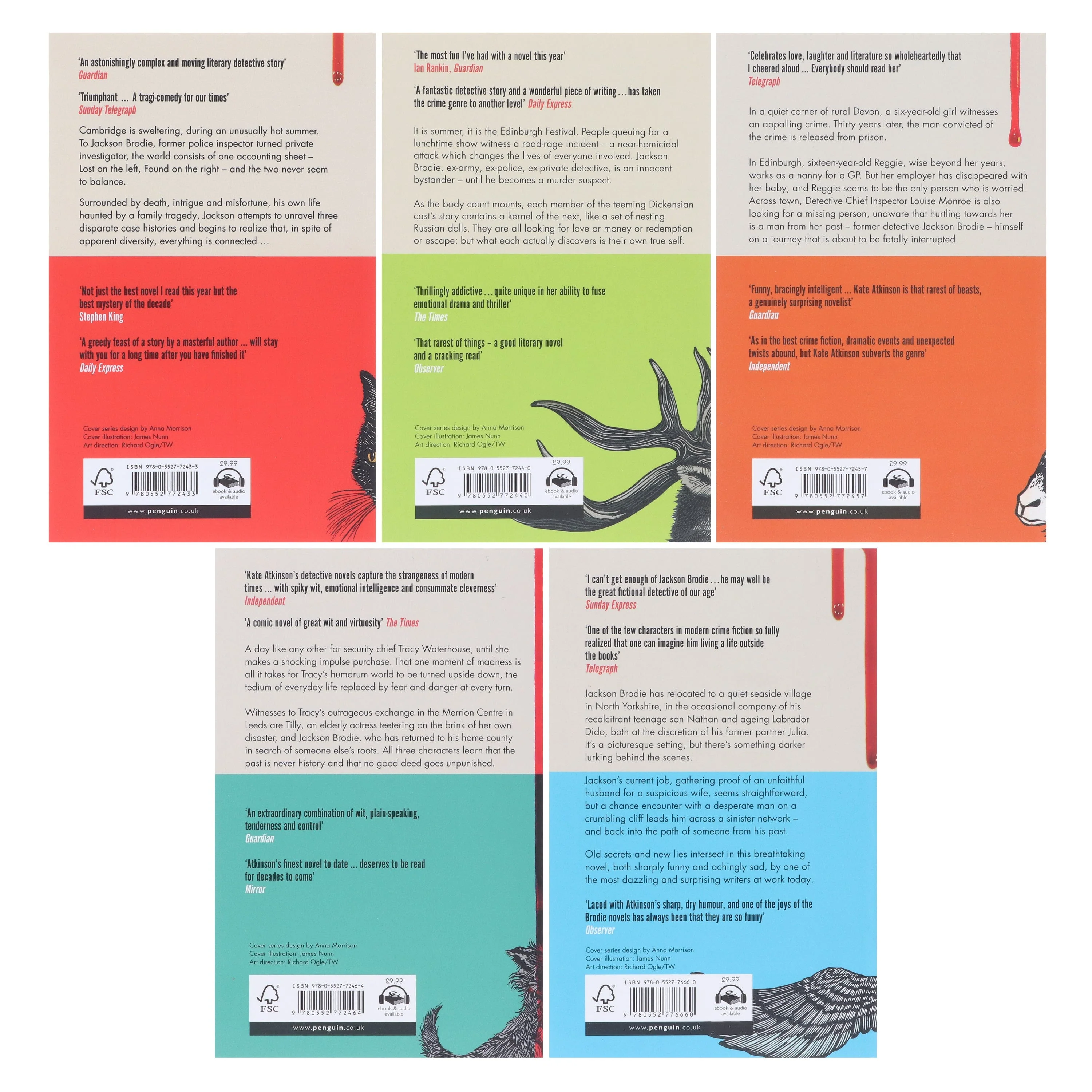Jackson Brodie Series by Kate Atkinson 5 Books Collection Set - Fiction - Paperback - Image 3