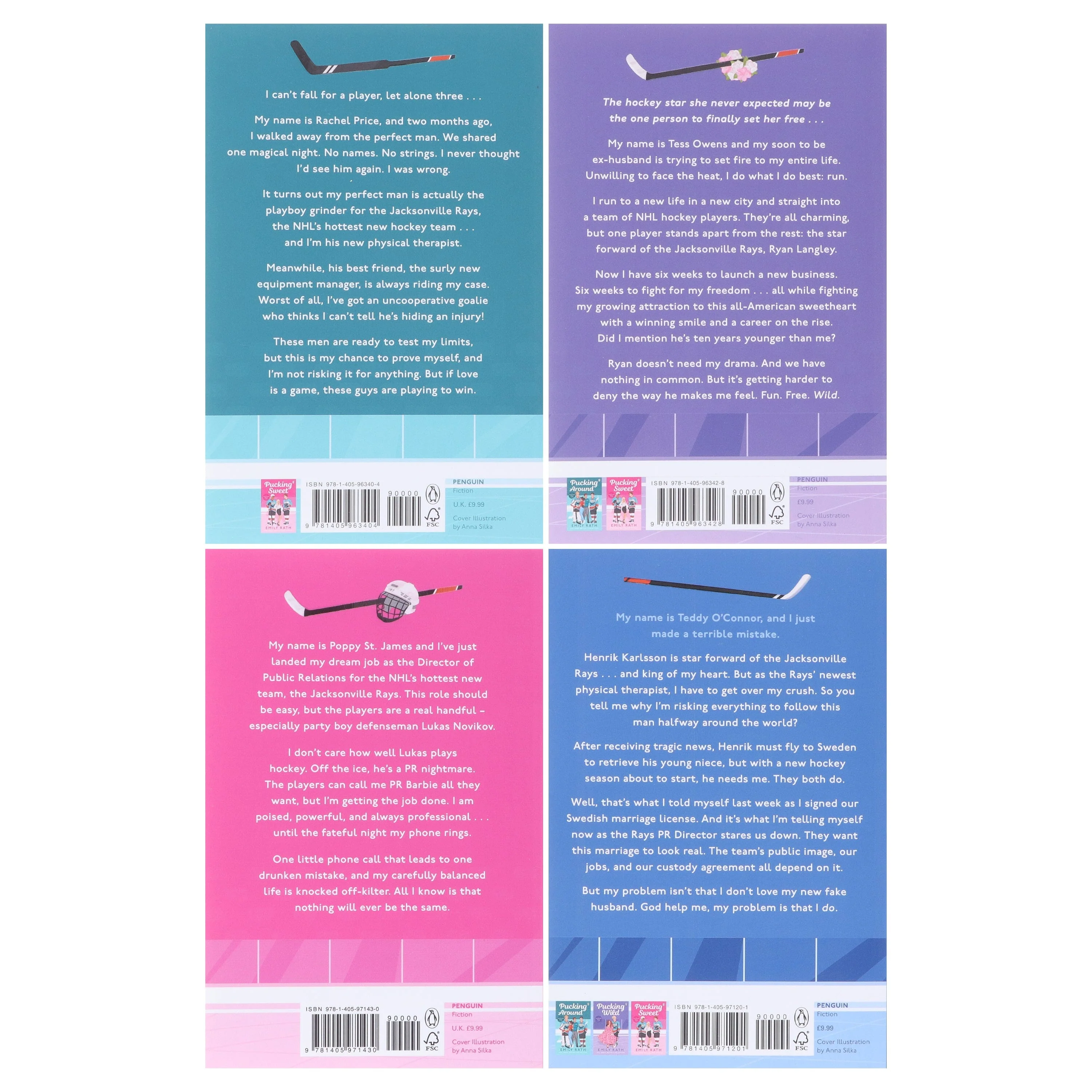 Jacksonville Rays Series By Emily Rath 4 Books Collection Set - Fiction - Paperback - Image 3