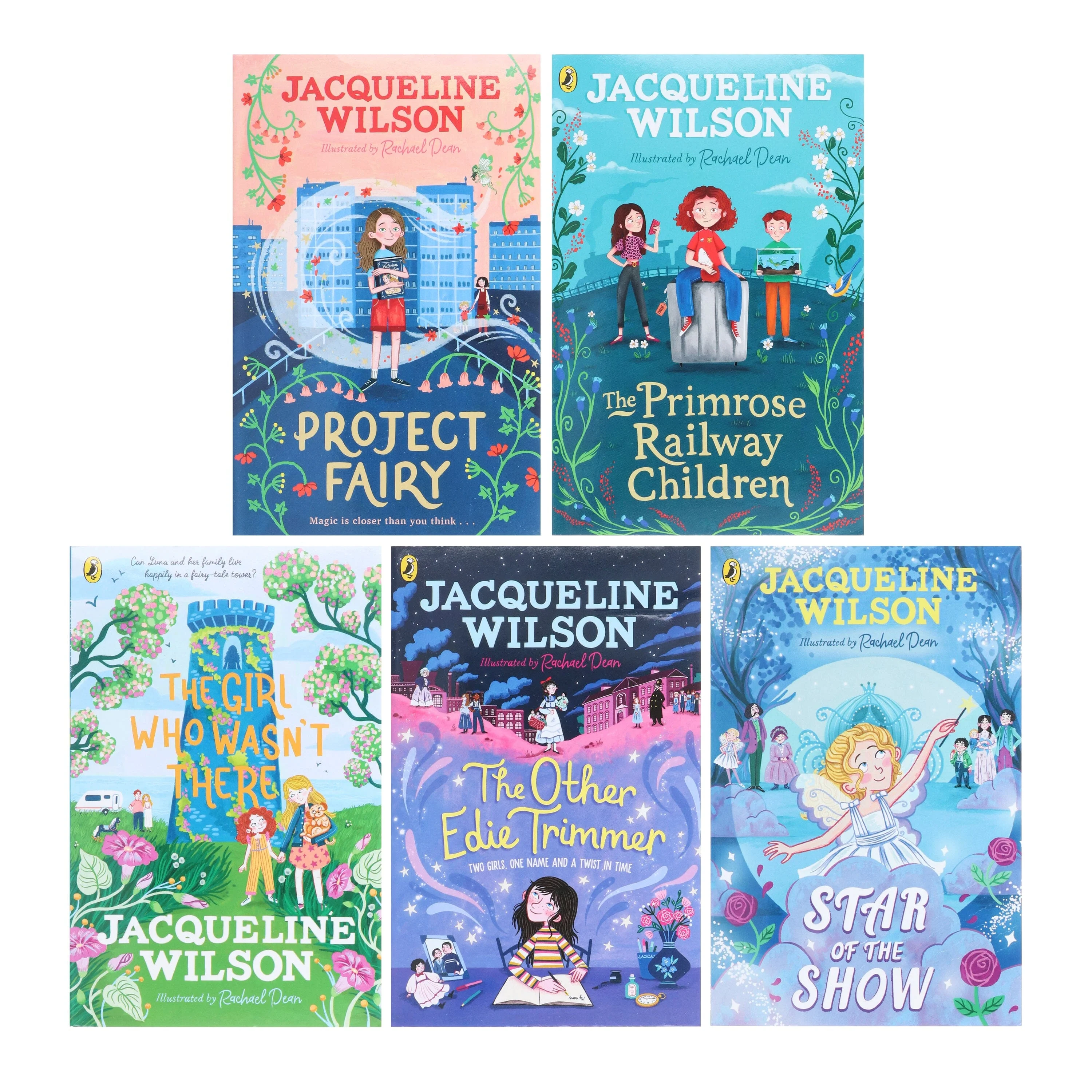 Jacqueline Wilson Collection Illustrated 5 Books Set - Ages 7+ - Paperback - Image 2