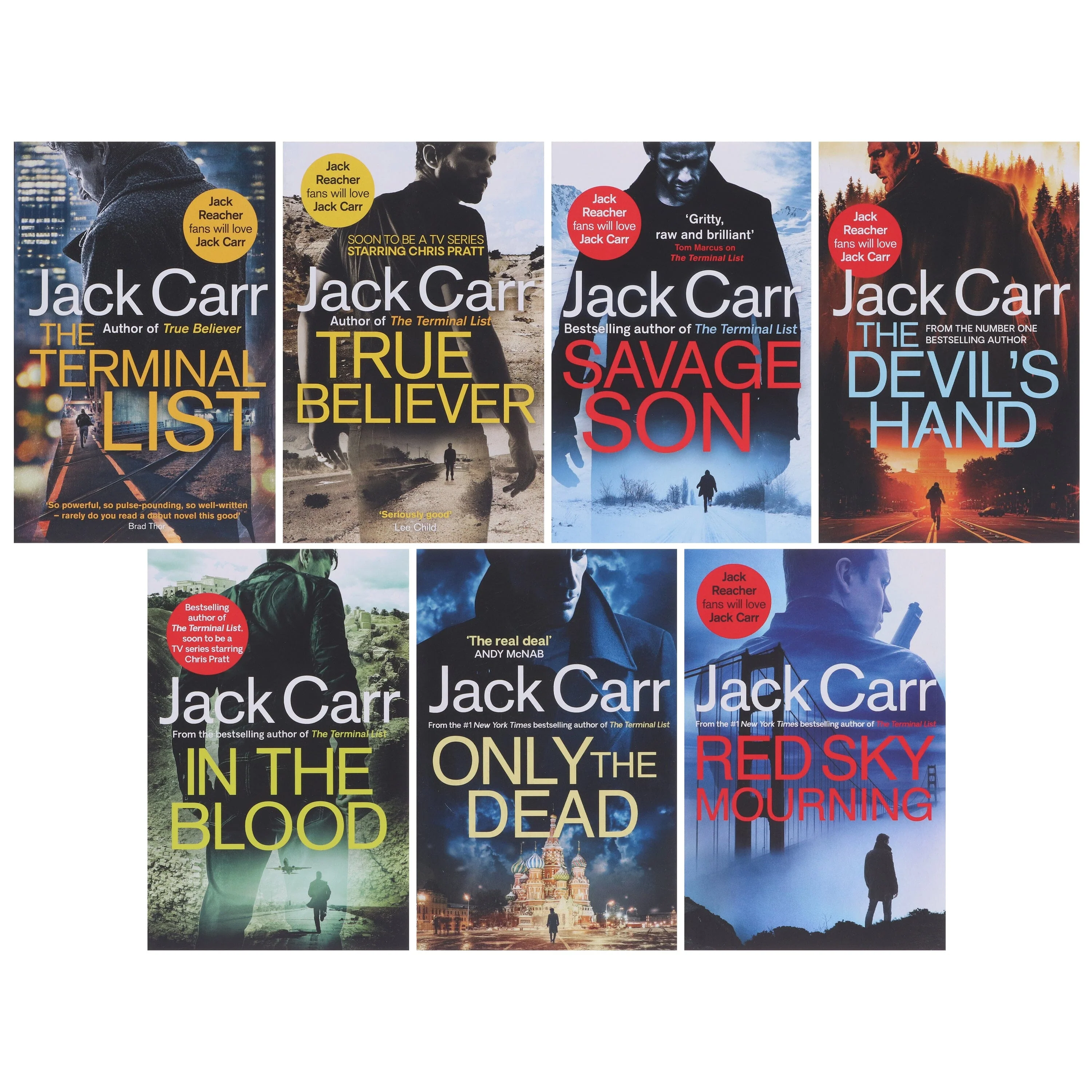 James Reece Series 7 Books Collection Set By Jack Carr - Fiction - Paperback - Image 2