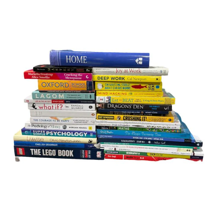 JOBLOT NUMBER 67: 35 Mixed Books Collection - Paperback - I 22