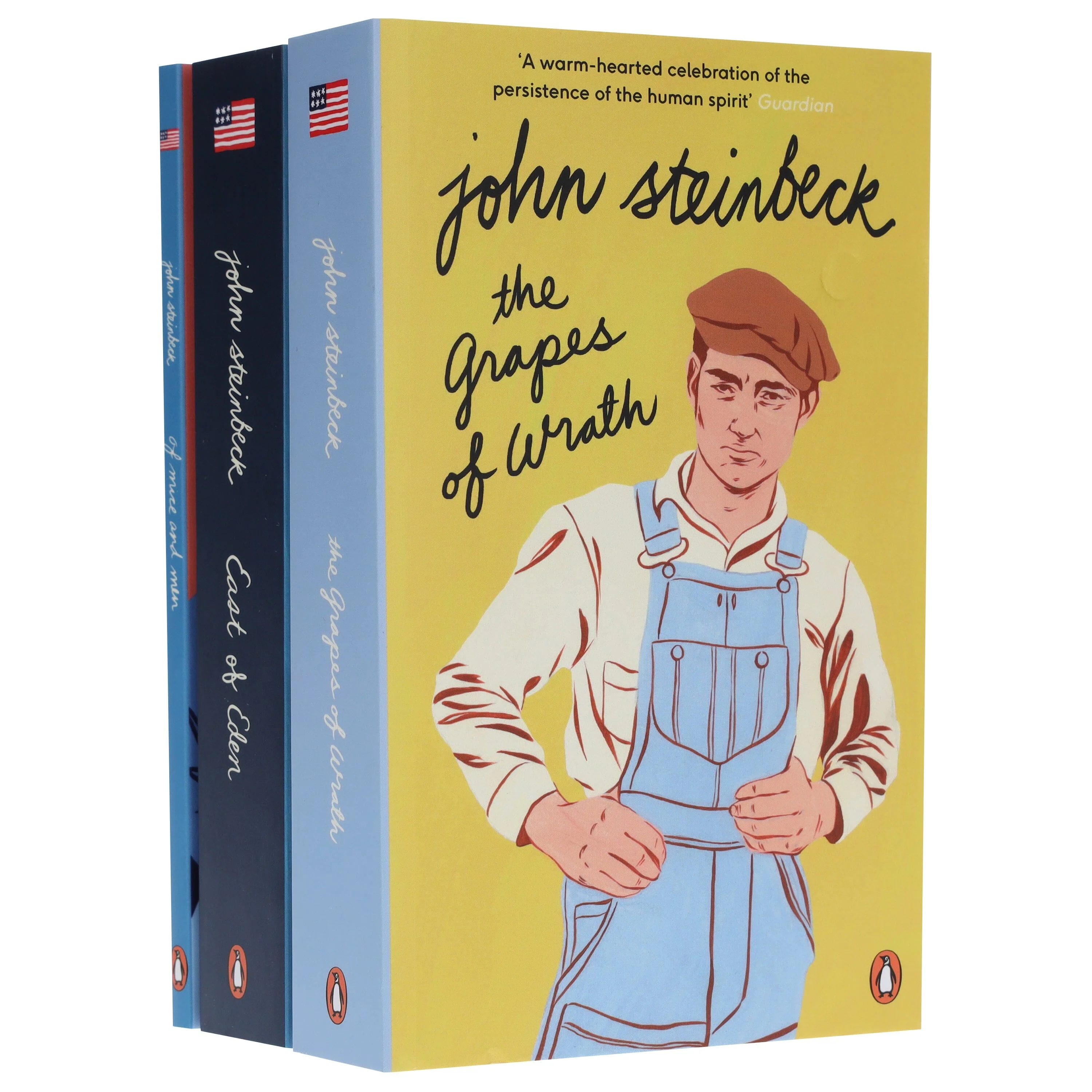 John Steinbeck Collection (The Grapes of Wrath, East of Eden, Of Mice and Men) 3 Books Set - Fiction - Paperback - Image 4