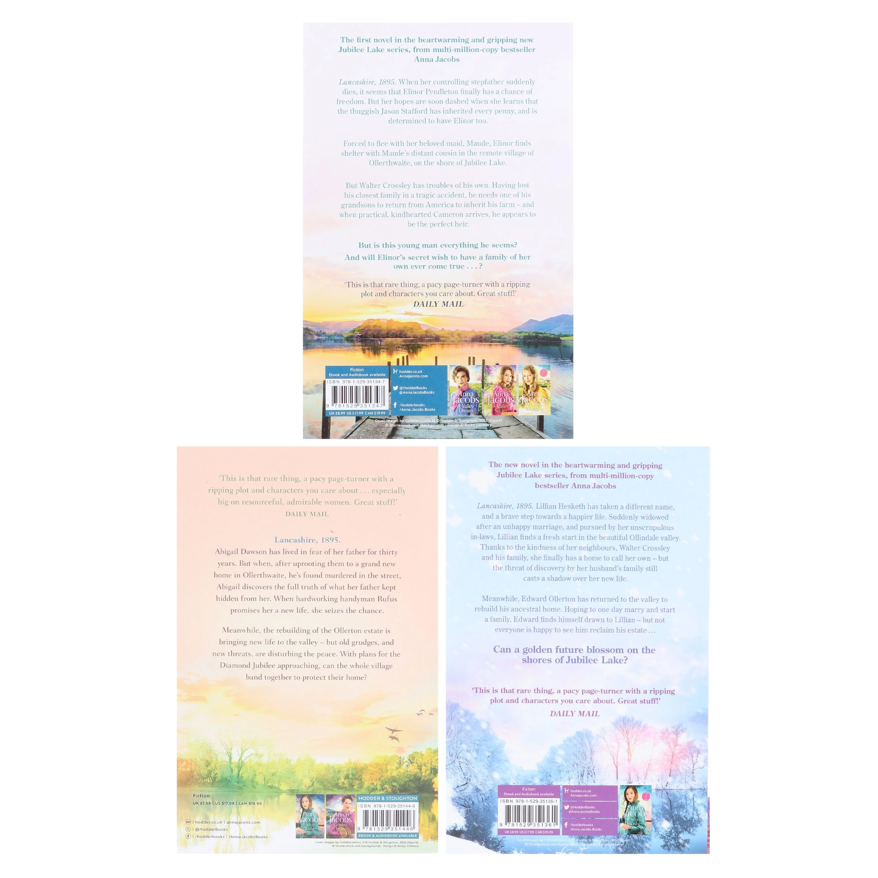 Jubilee Lake Series By Anna Jacobs 3 Books Collection Set - Fiction - Paperback - Image 3