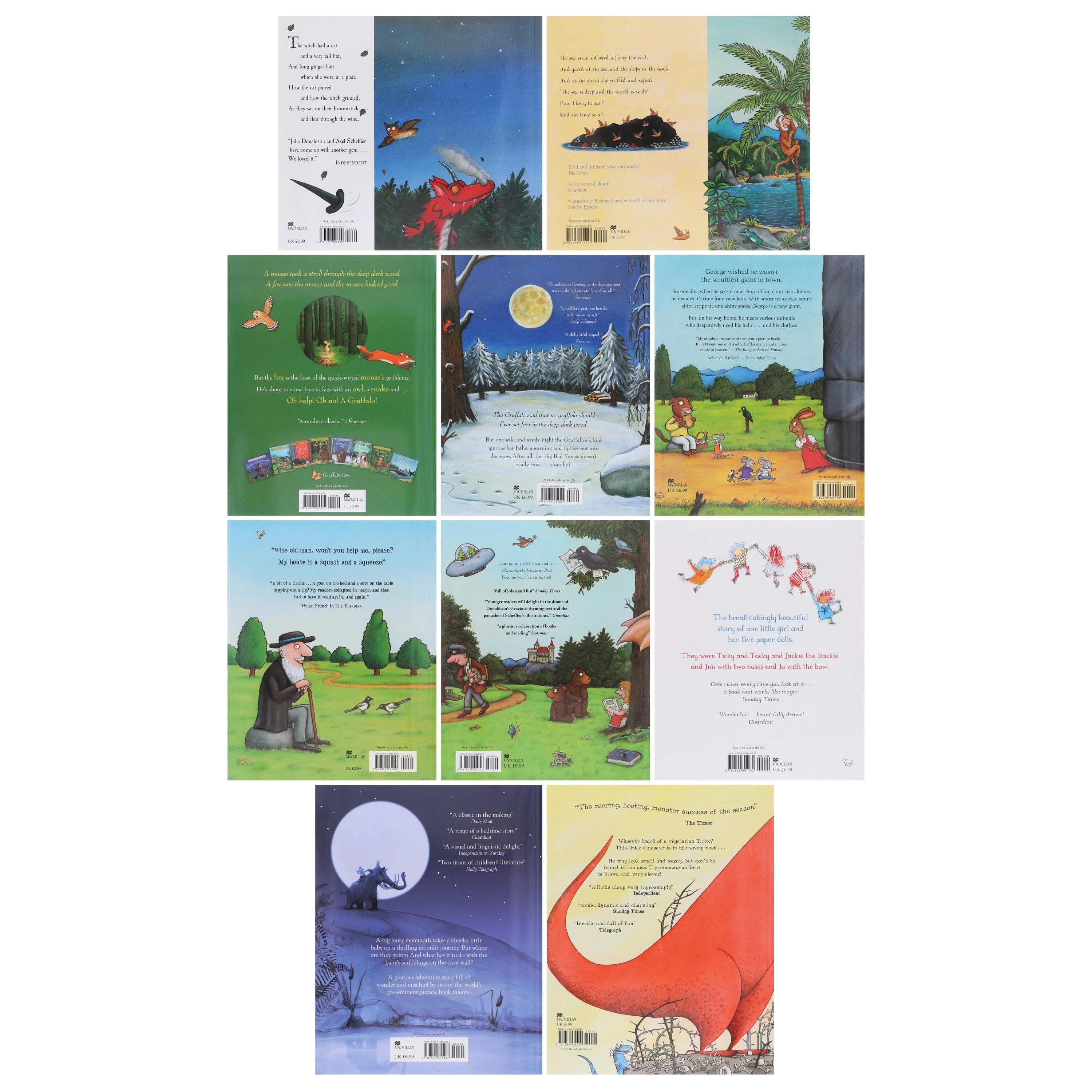 Julia Donaldson Story Collection 10 Picture Books - Age 5-7 - Paperback - Image 3