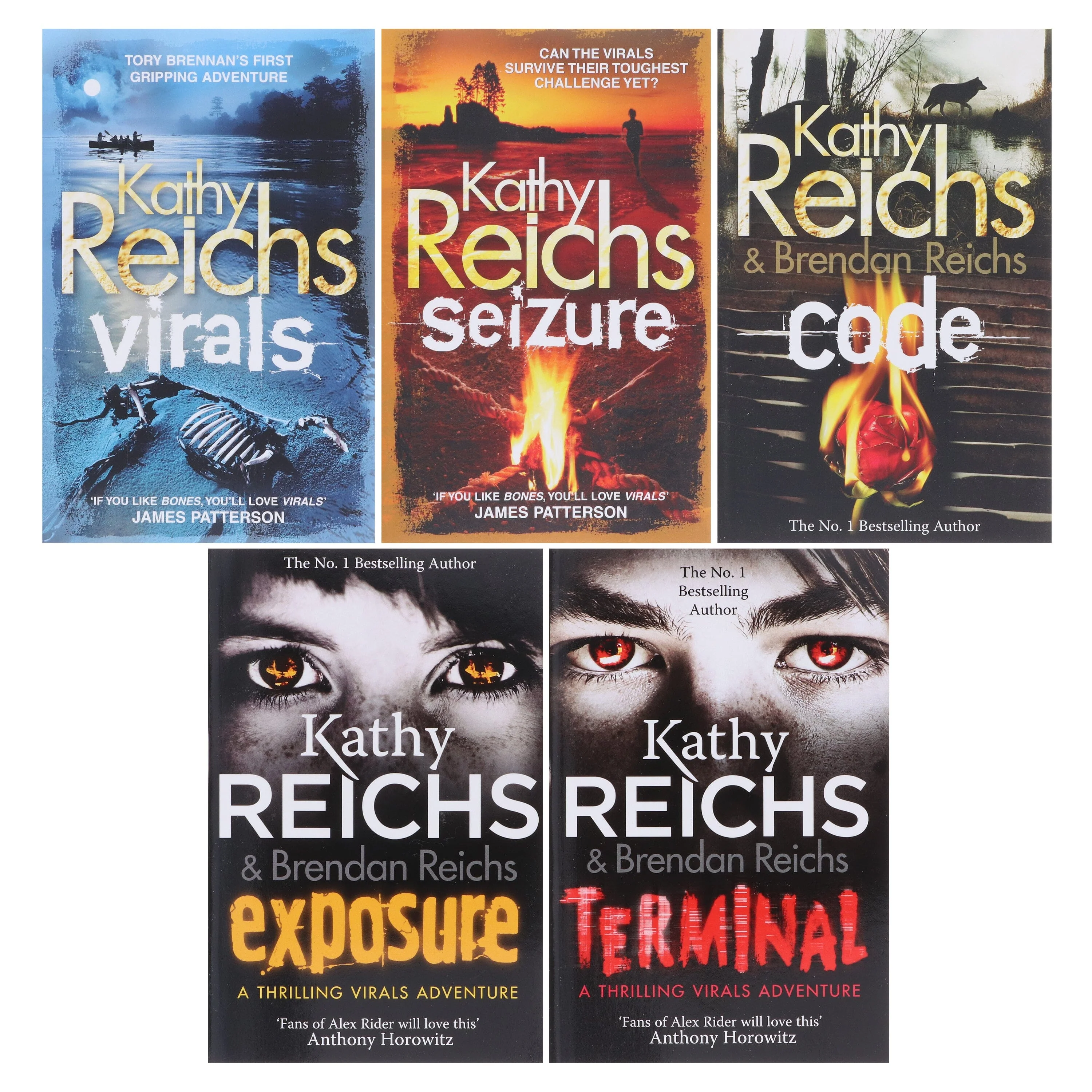 Kathy Reichs Virals Series 5 Books Collection Set - Ages 12-17 - Paperback - Image 2