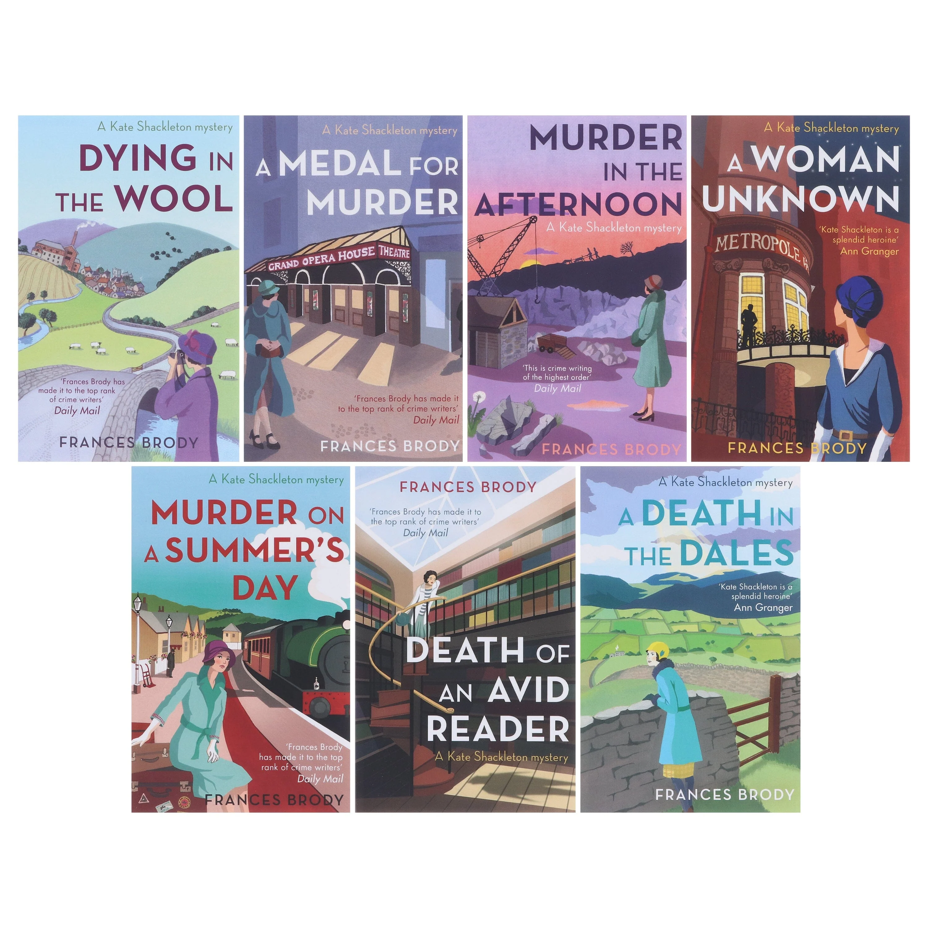 Kate Shackleton Mysteries by Frances Brody 7 Books Collection Set - Fiction - Paperback - Image 2