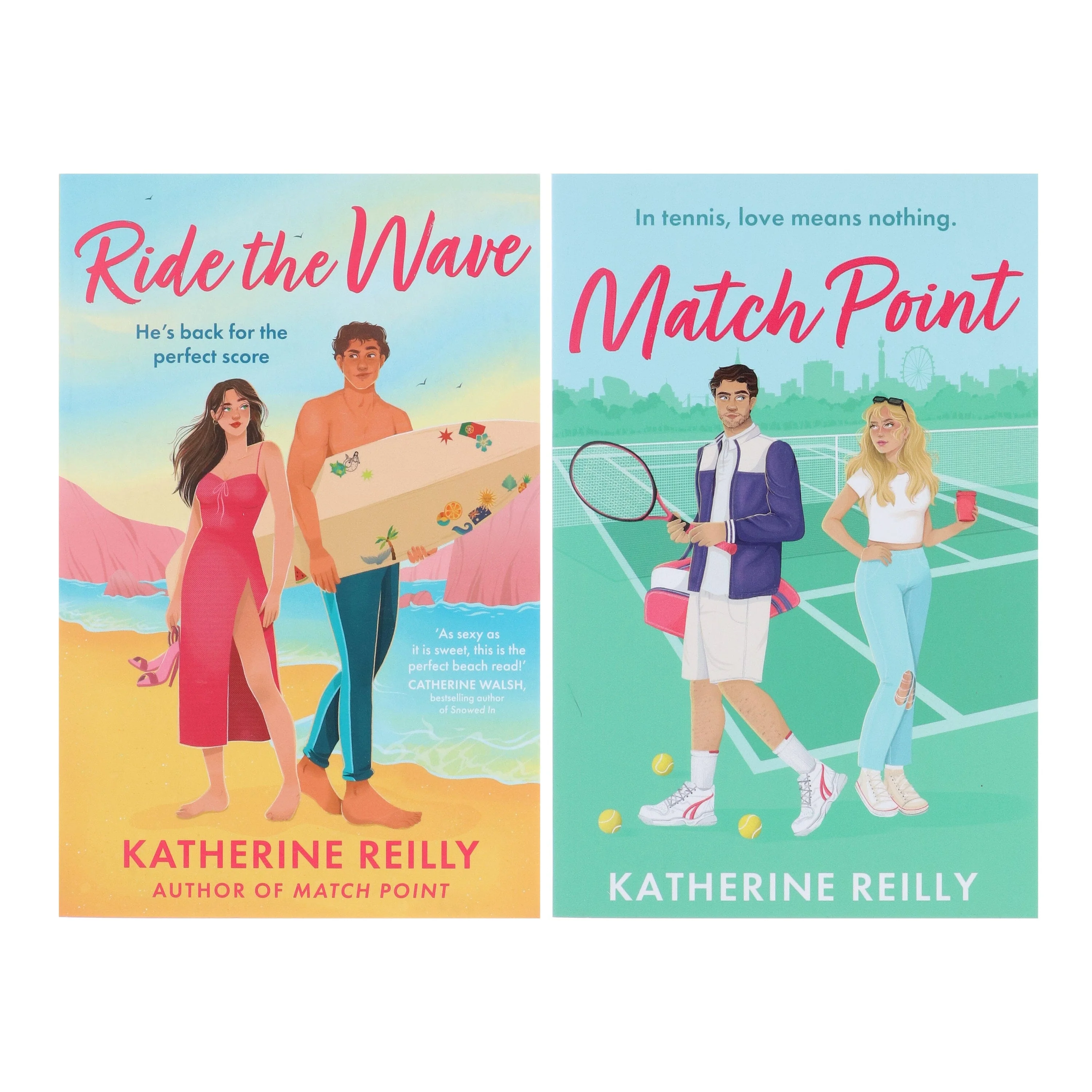 Katherine Reilly Rom-Com Collection (Ride The Wave & Match Point) 2 Books Set - Fiction - Paperback - Image 2
