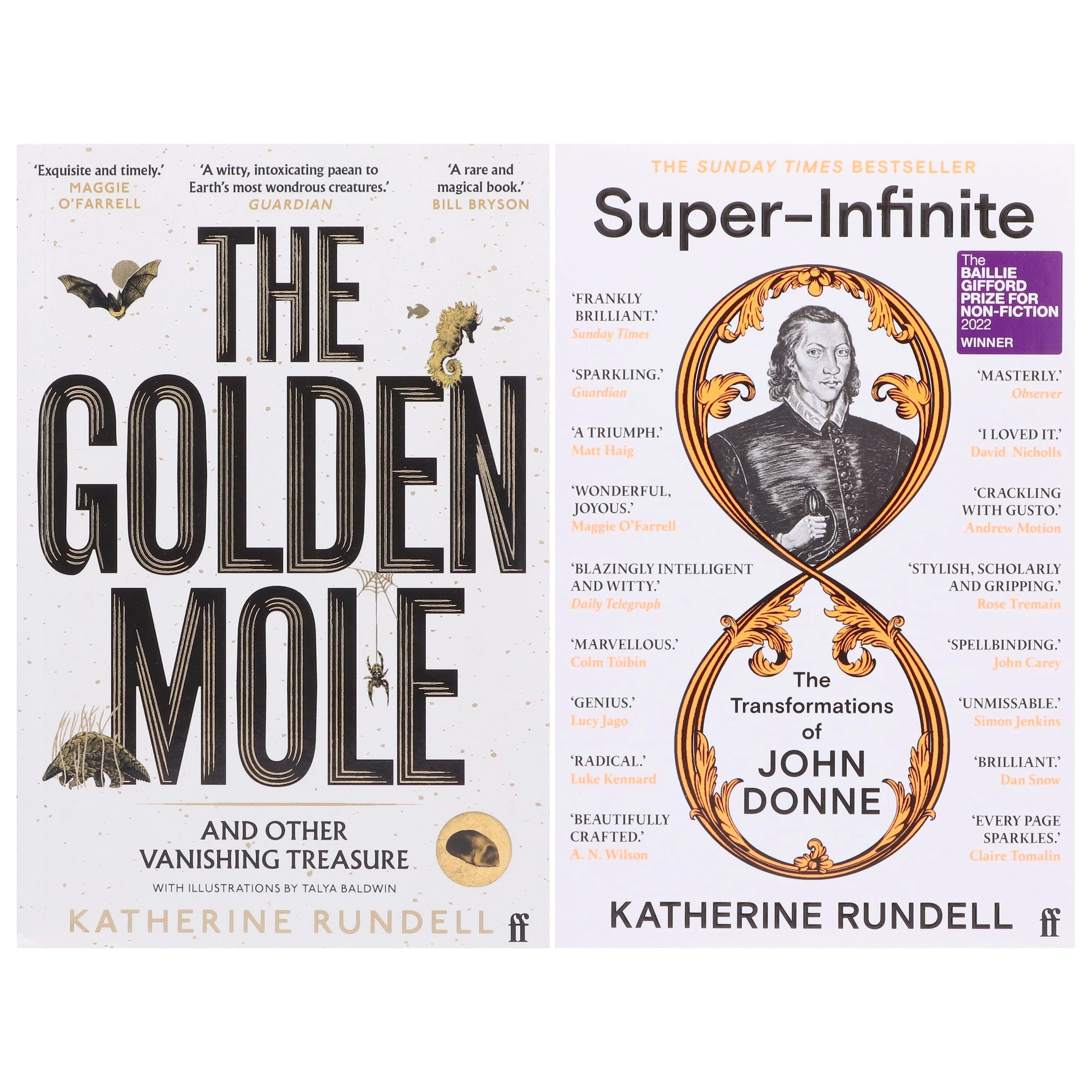 Katherine Rundell Collection (The Golden Mole & Super-Infinite) 2 Books Set - Non Fiction - Paperback - Image 2