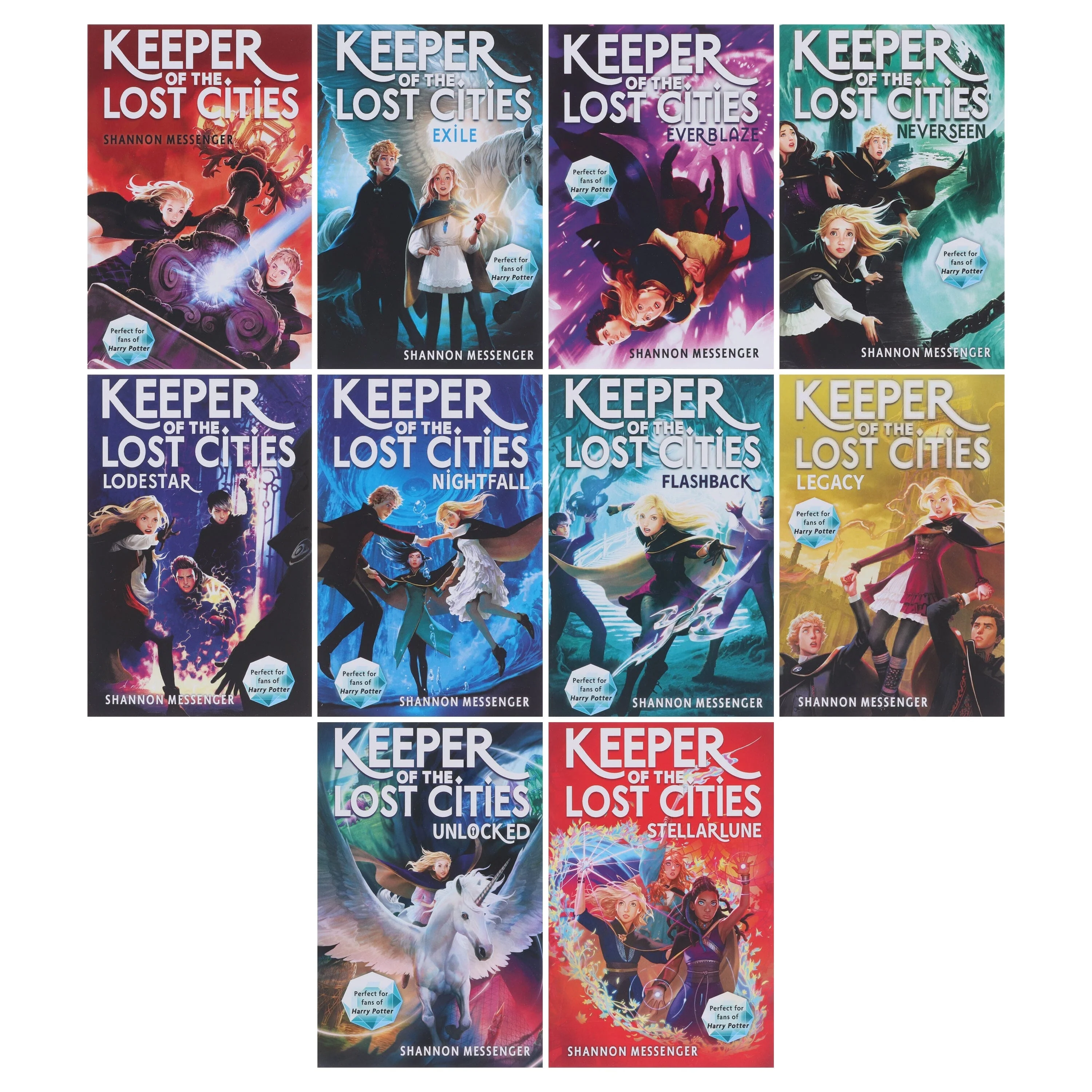 Keeper of the Lost Cities by Shannon Messenger 10 Books Collection Set - Ages 8+ - Paperback - Image 2