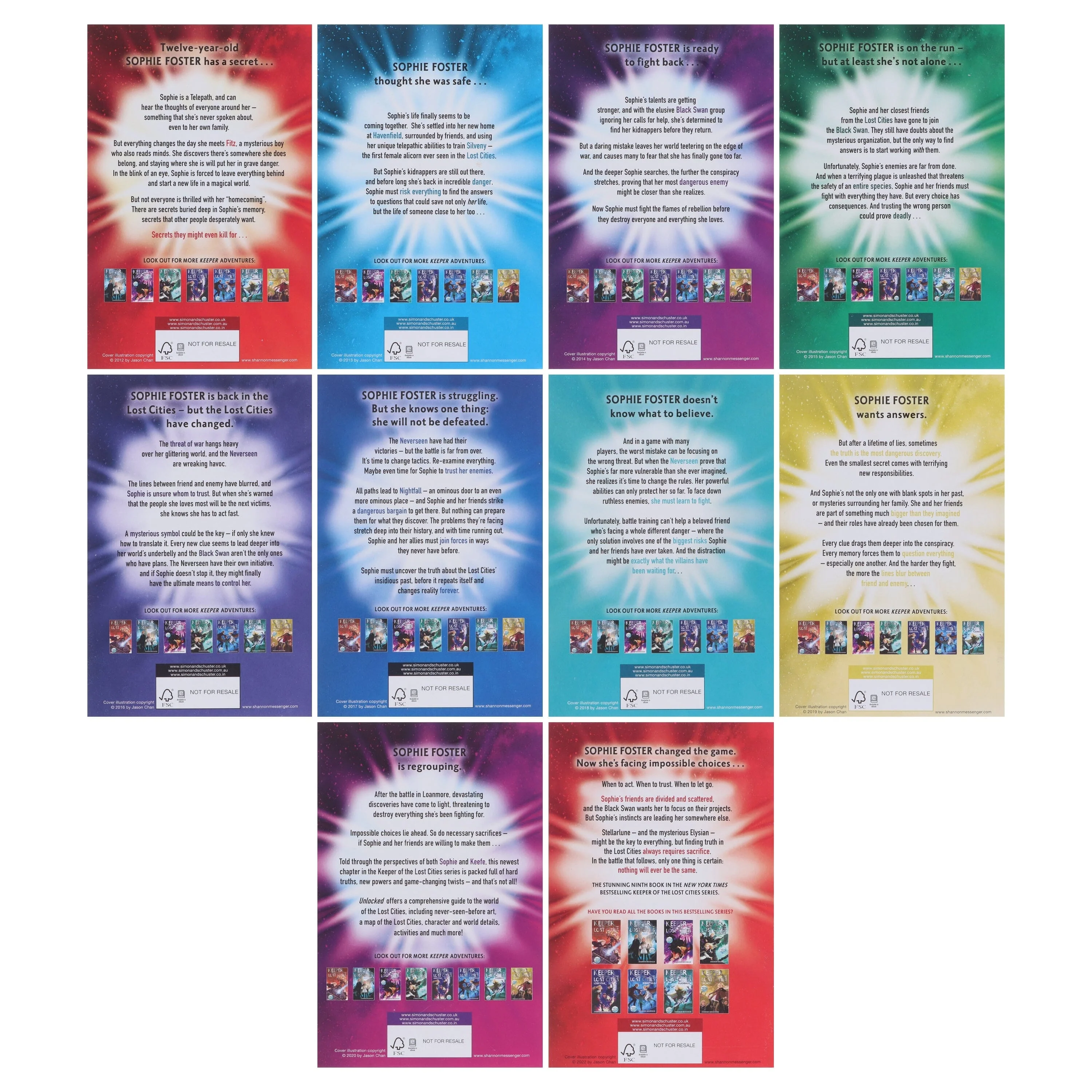 Keeper of the Lost Cities by Shannon Messenger 10 Books Collection Set - Ages 8+ - Paperback - Image 3