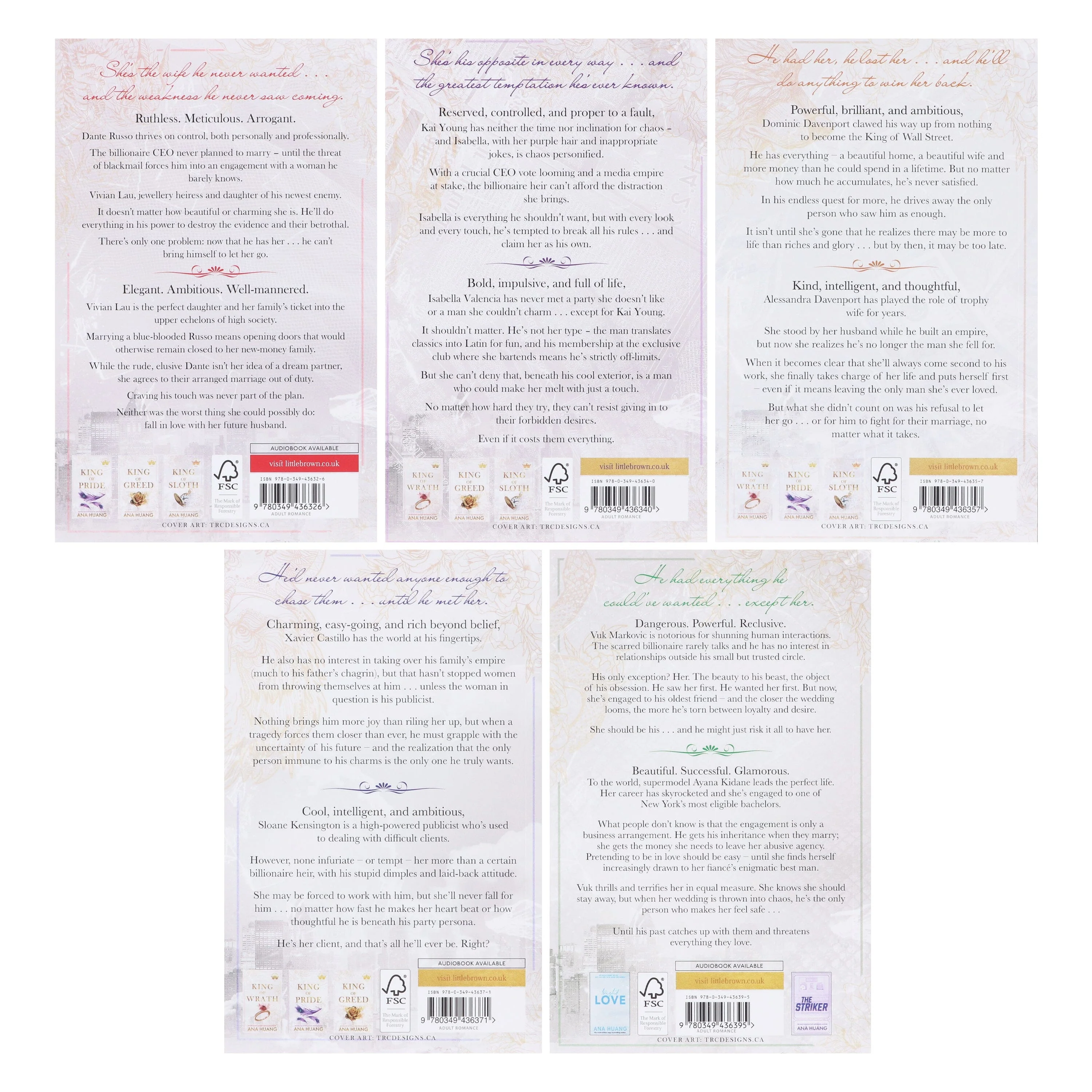 Kings of Sin Series By Ana Huang 5 Books Collection Box Set - Fiction - Paperback - Image 3