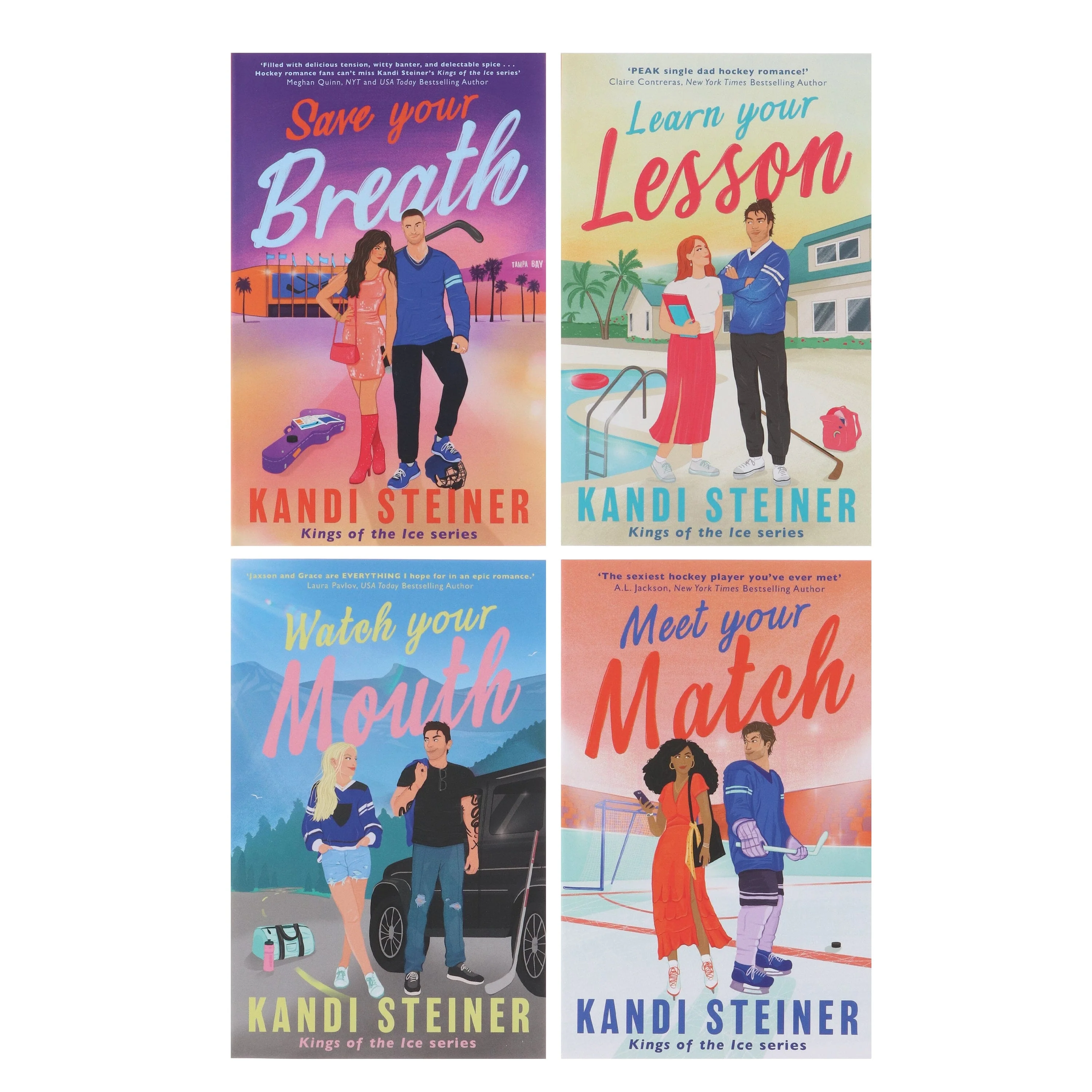 Kings of the Ice Series by Kandi Steiner 4 Books Collection Set - Fiction - Paperback - Image 2