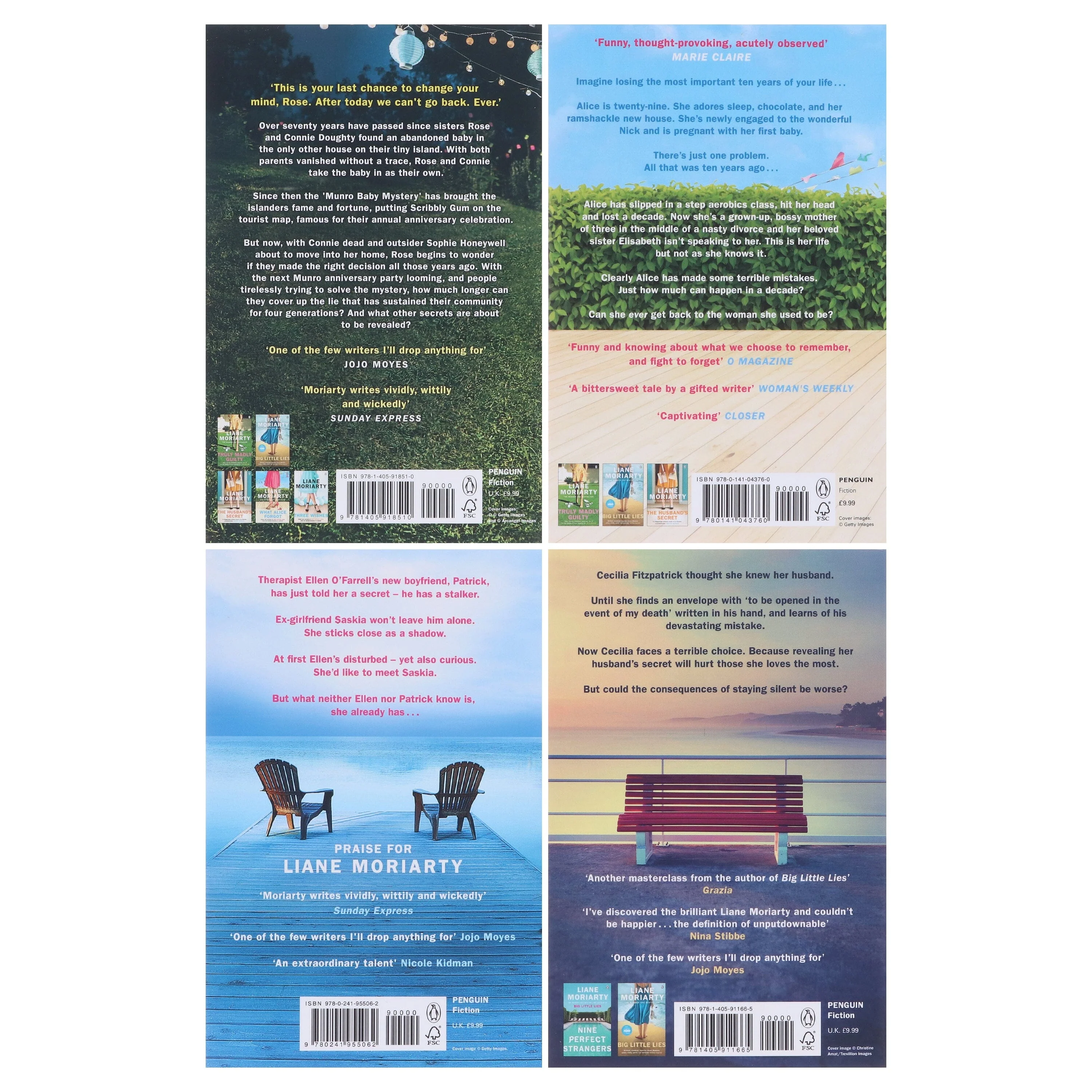 Liane Moriarty Novels 4 Books Collection Set - Fiction - Paperback - Image 3
