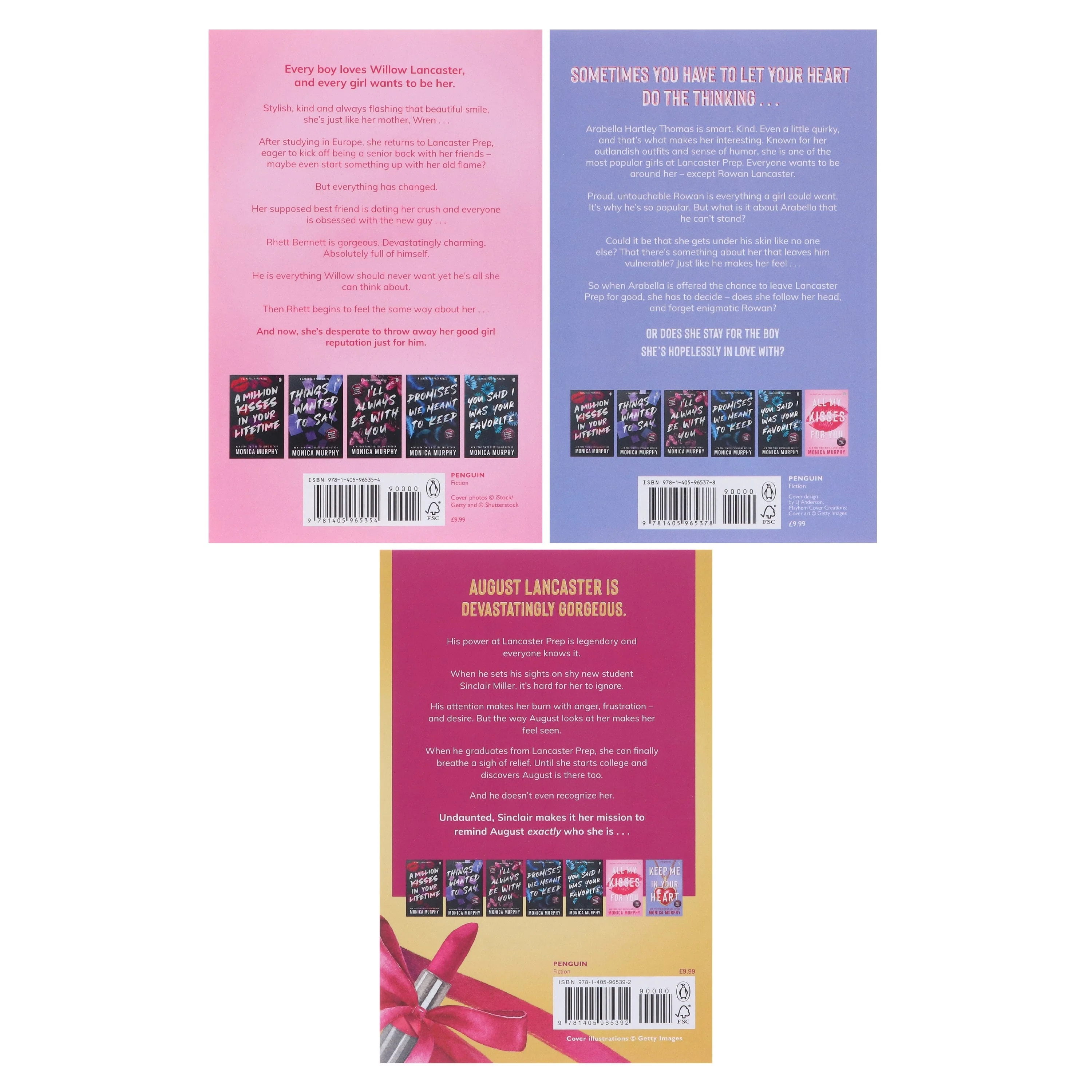 Lancaster Prep Series by Monica Murphy 3 Books Collection Set - Fiction - Paperback - Image 3