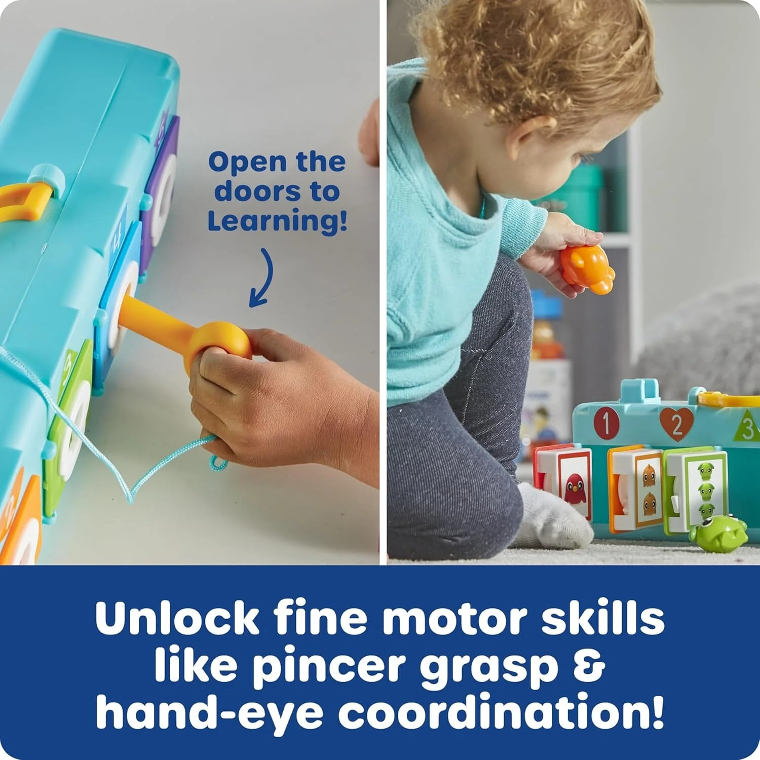 Learning Resources Lock & Key Clubhouse - Ages 18 Months+ - Educational Toy - Image 2