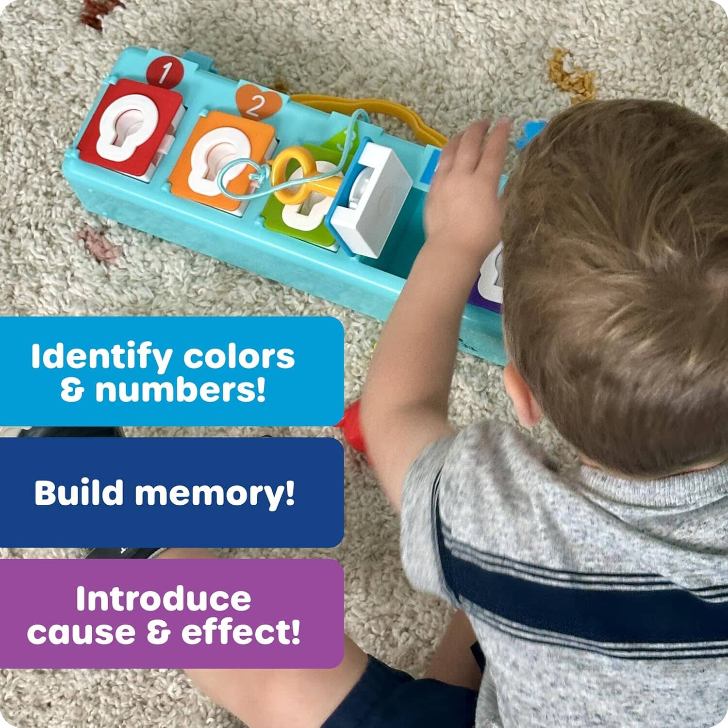 Learning Resources Lock & Key Clubhouse - Ages 18 Months+ - Educational Toy - Image 6