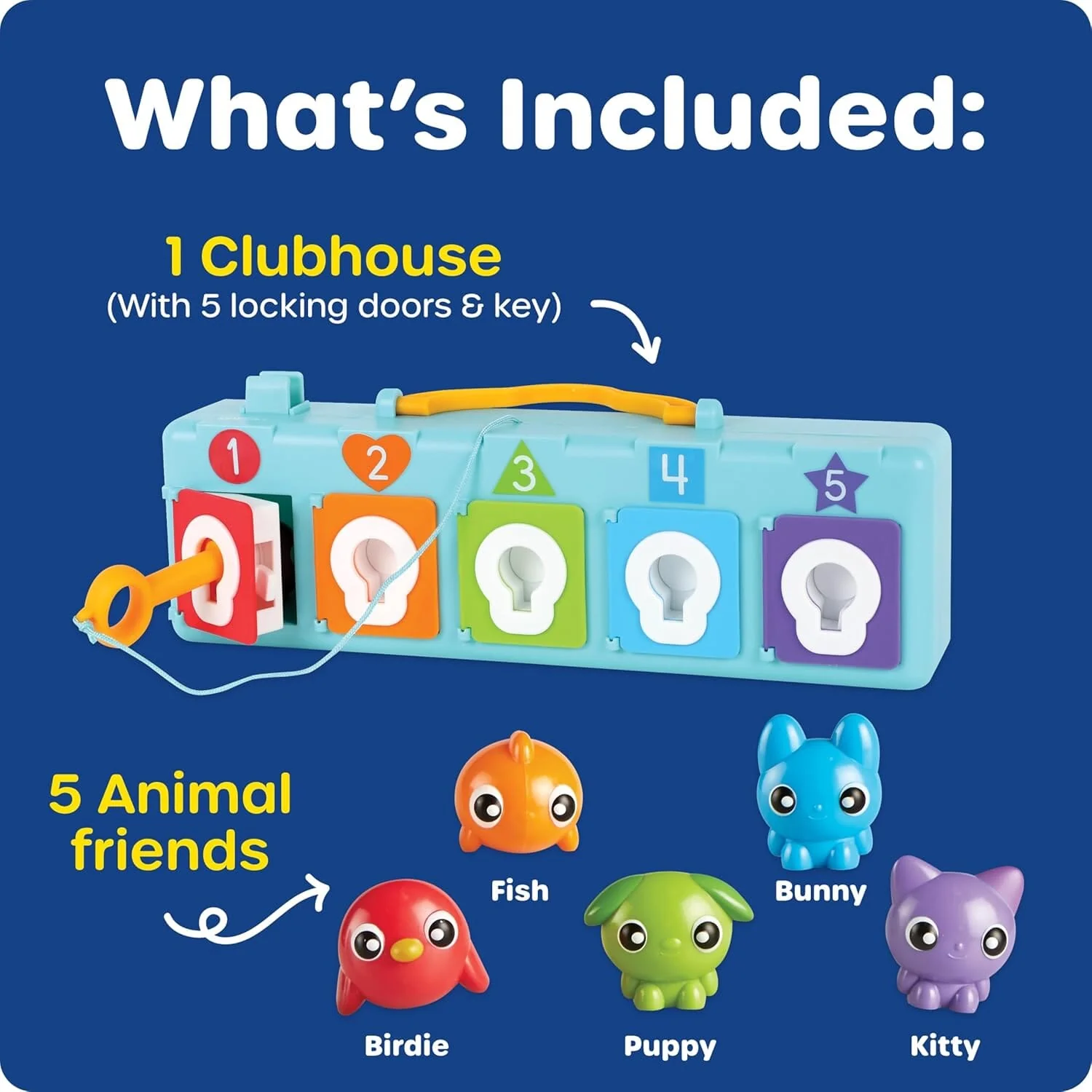 Learning Resources Lock & Key Clubhouse - Ages 18 Months+ - Educational Toy - Image 9