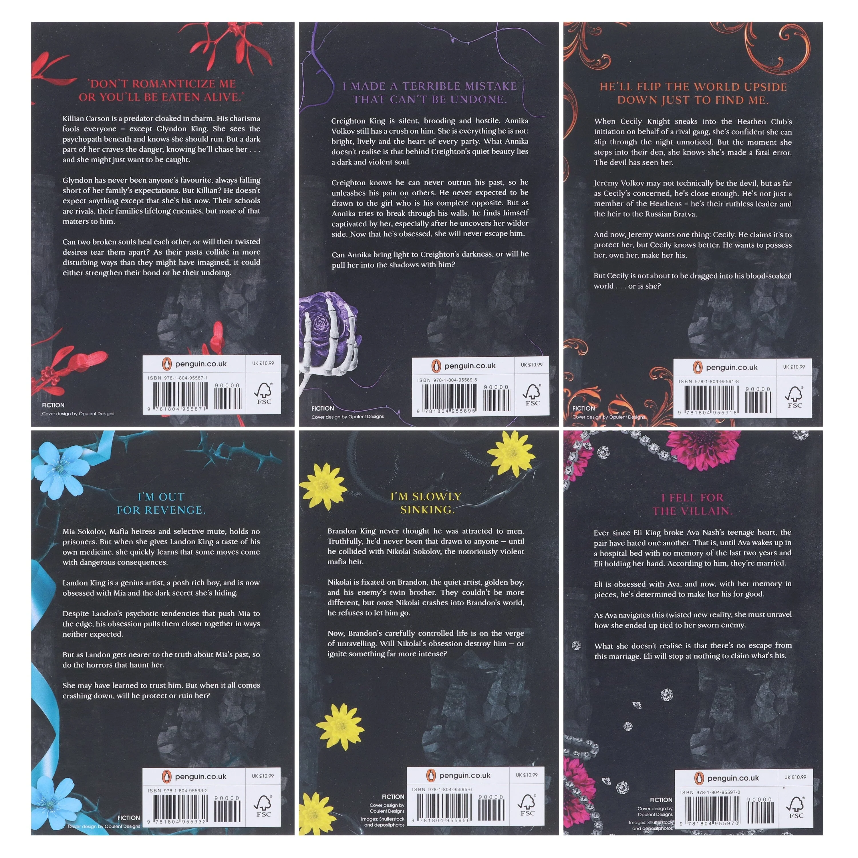 Legacy of Gods Series Dark Romance by Rina Kent: Complete Collection 6 Books Set - Fiction - Paperback - Image 3
