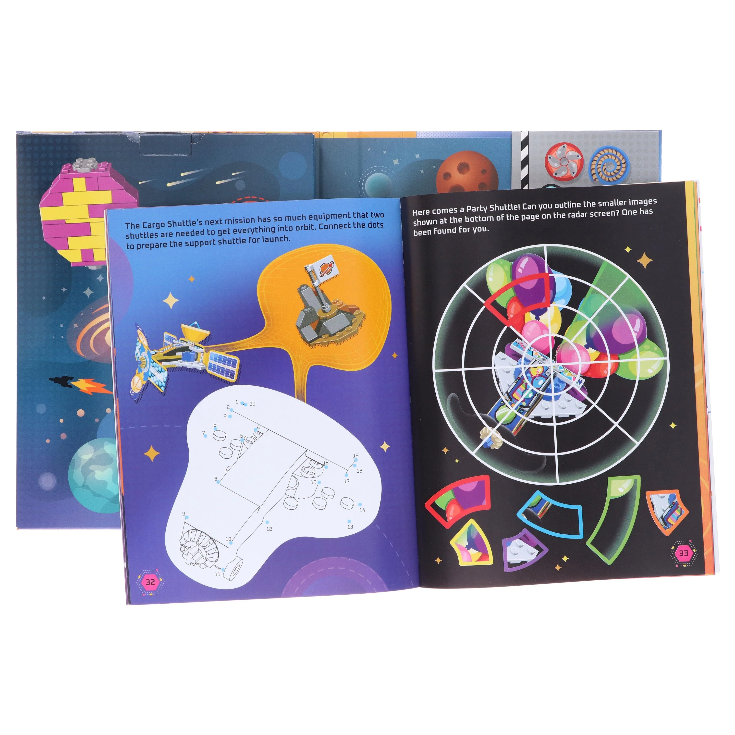 LEGO Books: Build and Stick: Space Activity Box (includes LEGO bricks, book and over 250 stickers) - Ages 7-9 – Hardback - Image 8