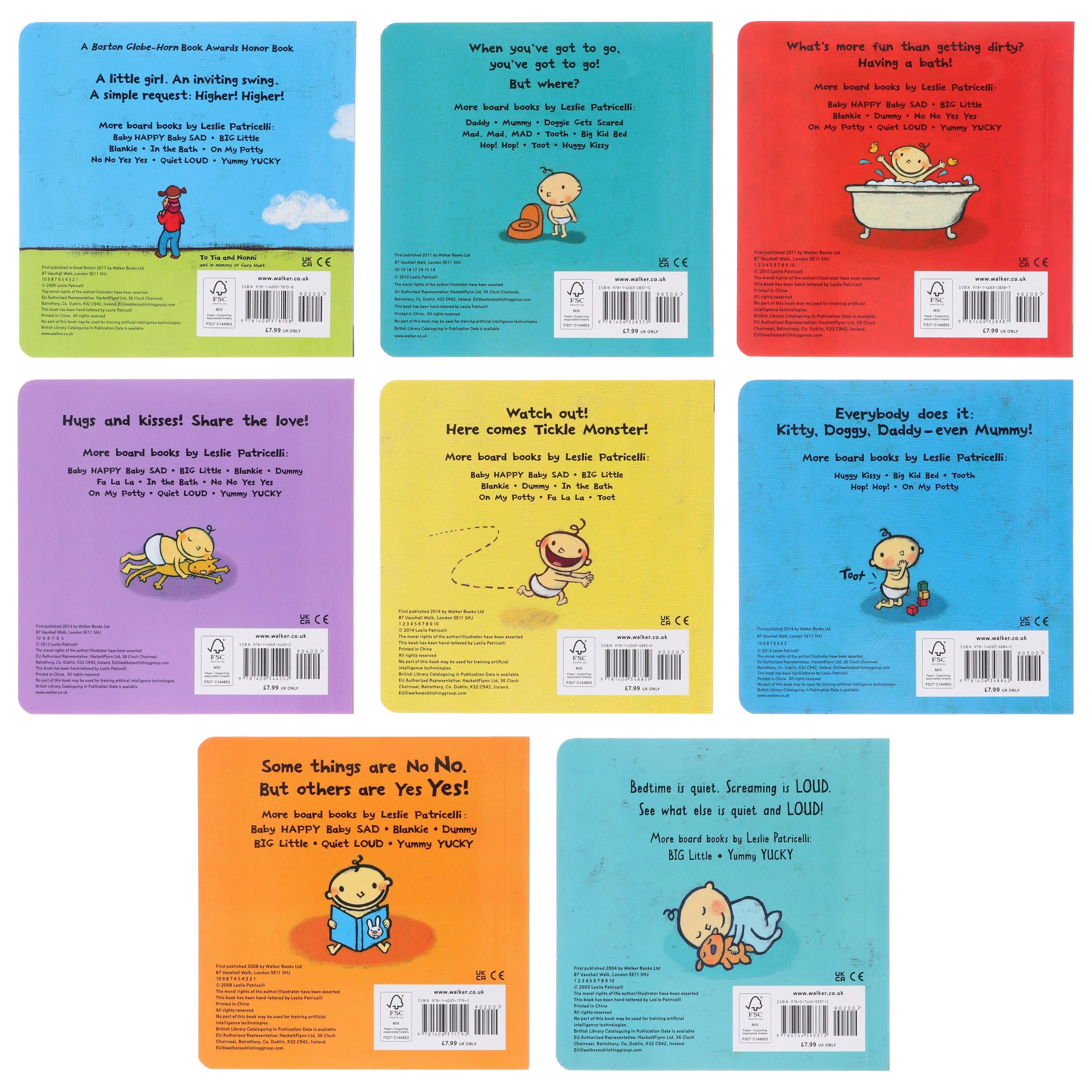 Leslie Patricelli's Big Box of Brilliant 8 Books Collection Box Set - Ages 1-3 - Board Book - Image 3