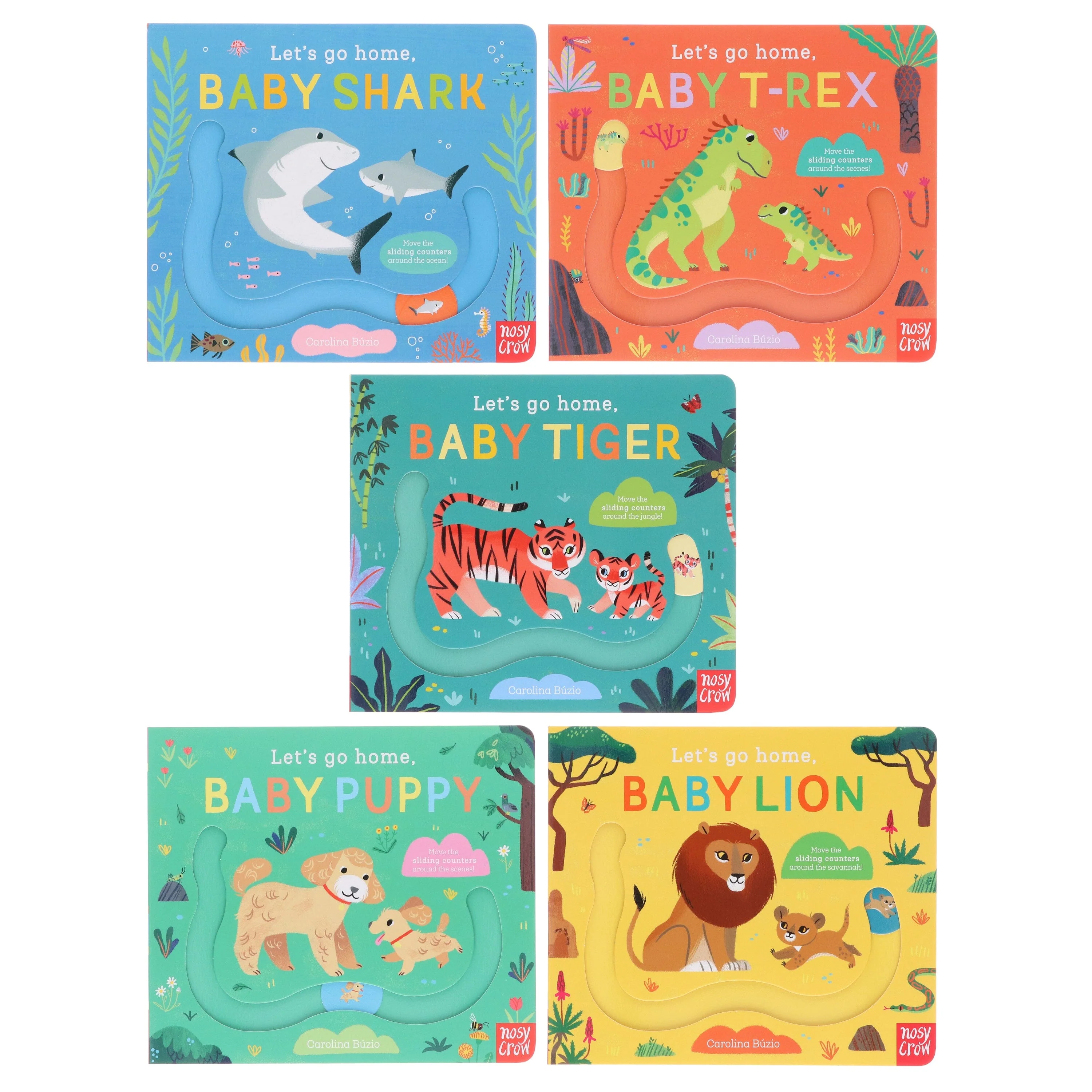 Let's Go Home Series by Carolina Buzio 5 Books Collection Set - Ages 2-5 - Board Book - Image 2