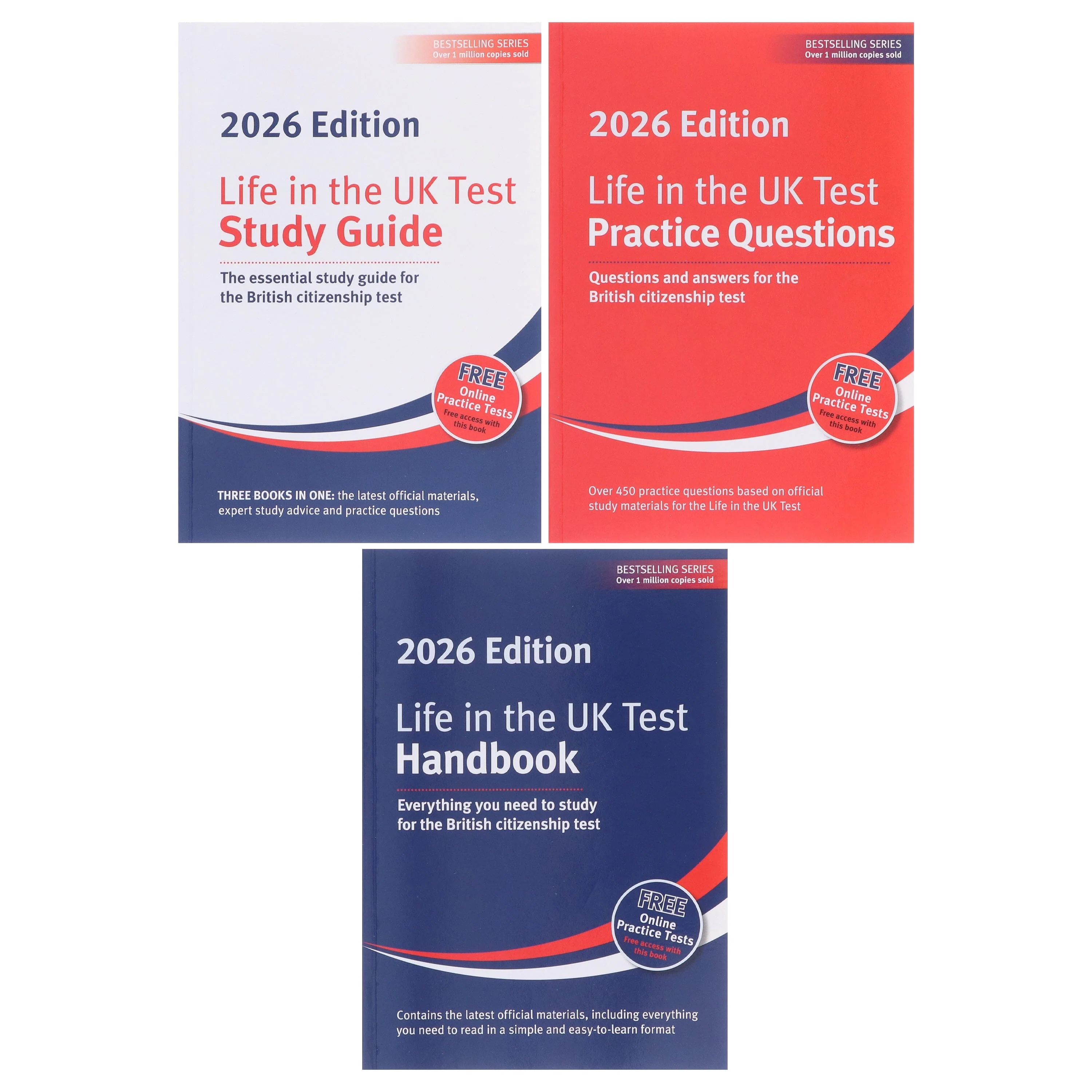 Life in the UK Test 2026 By Henry Dillon and Alastair Smith 3 Books Collection Set - Non Fiction - Paperback - Image 2