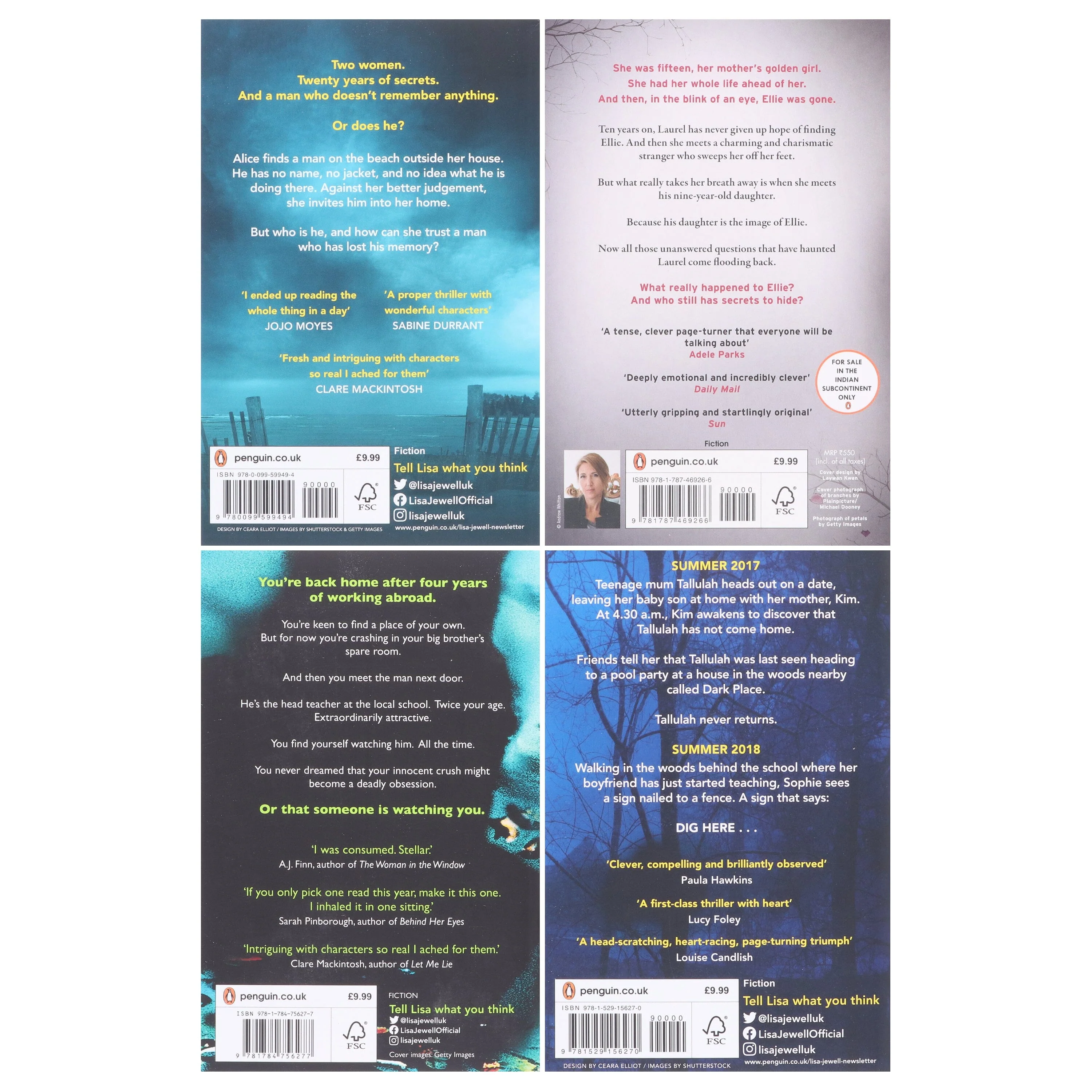 Lisa Jewell's Then She Was Gone, The Night She Disappeared, Watching You & I Found You: 4 Books Collection Set - Fiction - Paperback - Image 2
