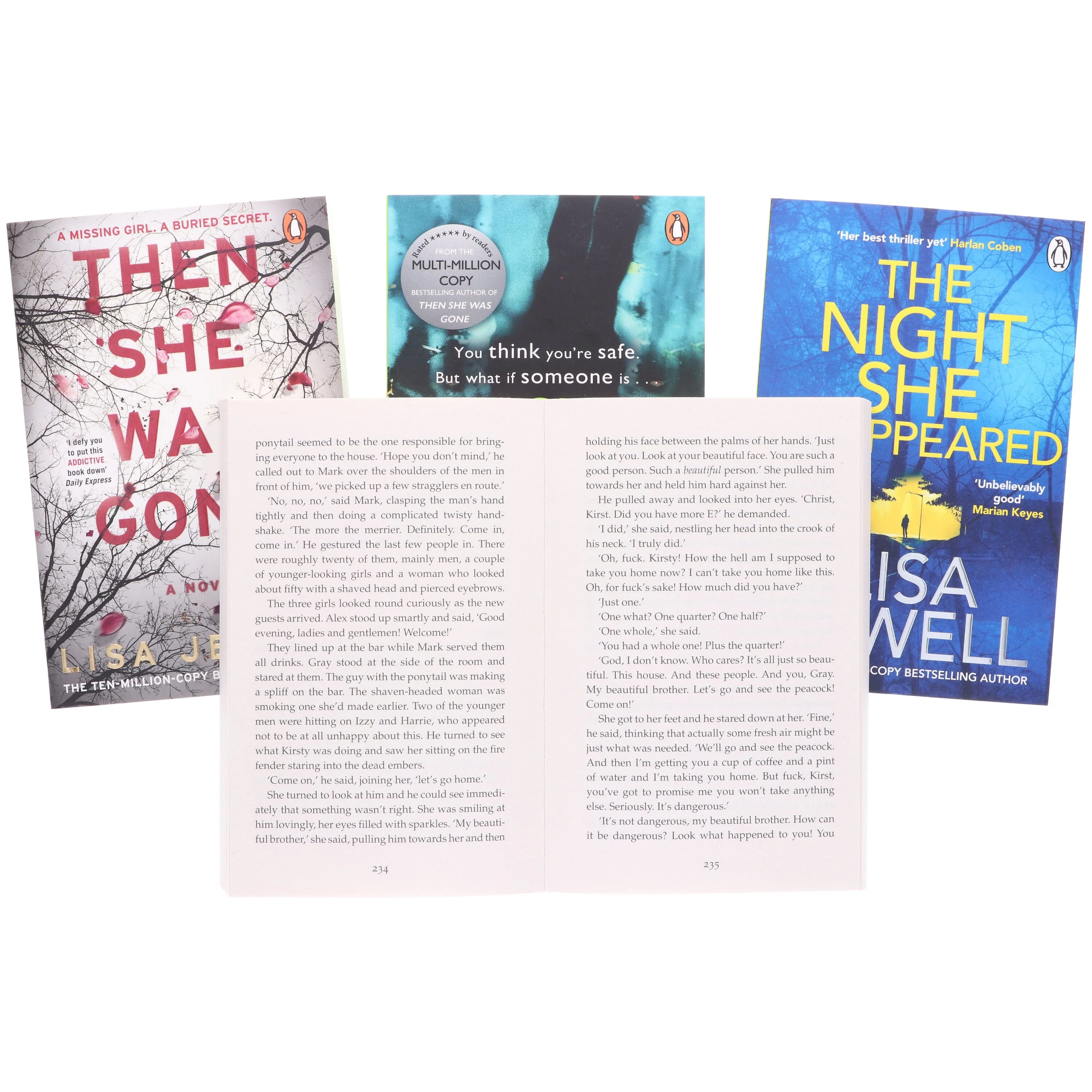 Lisa Jewell's Then She Was Gone, The Night She Disappeared, Watching You & I Found You: 4 Books Collection Set - Fiction - Paperback - Image 3