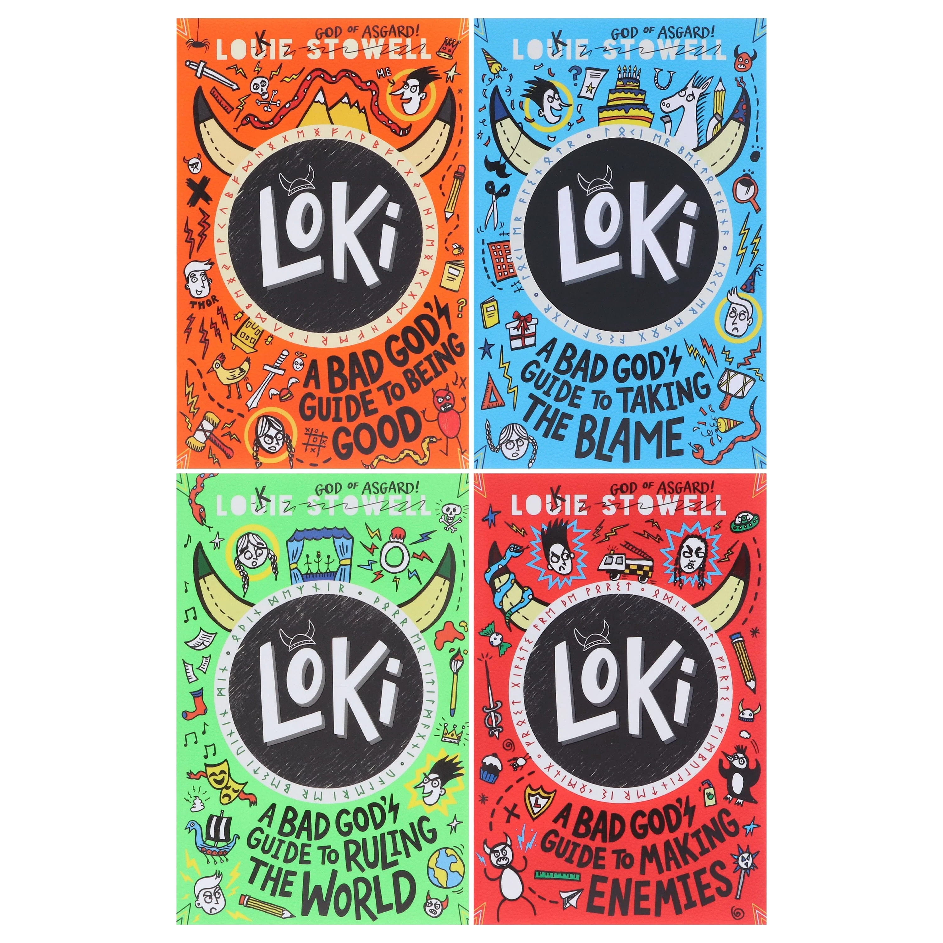 Loki: A Bad God’s Guide Series by Louie Stowell 4 Books Collection Set - Ages 9-12 - Paperback - Image 2