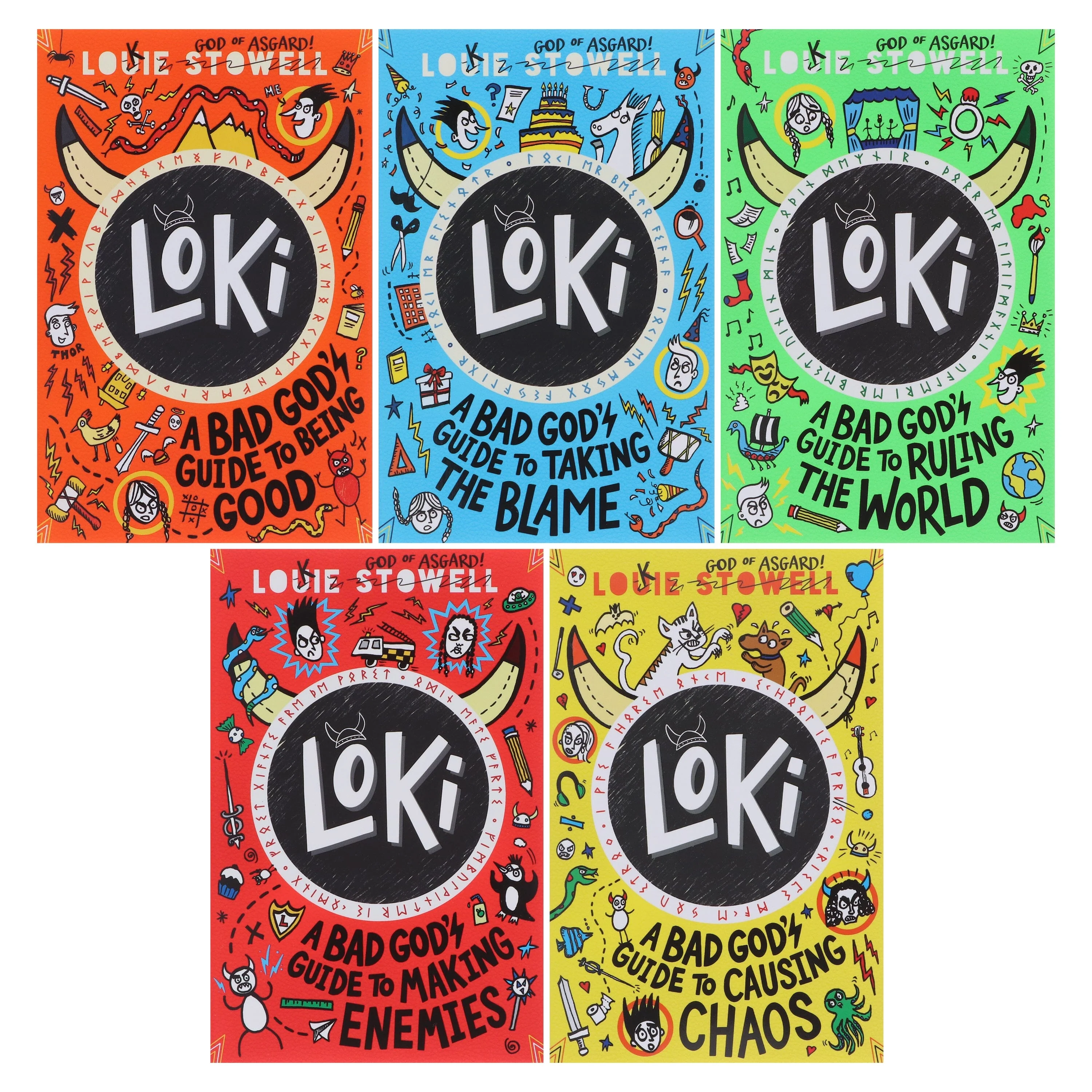 Loki: A Bad God’s Guide Series by Louie Stowell 5 Books Collection Set - Ages 9-12 - Paperback - Image 2