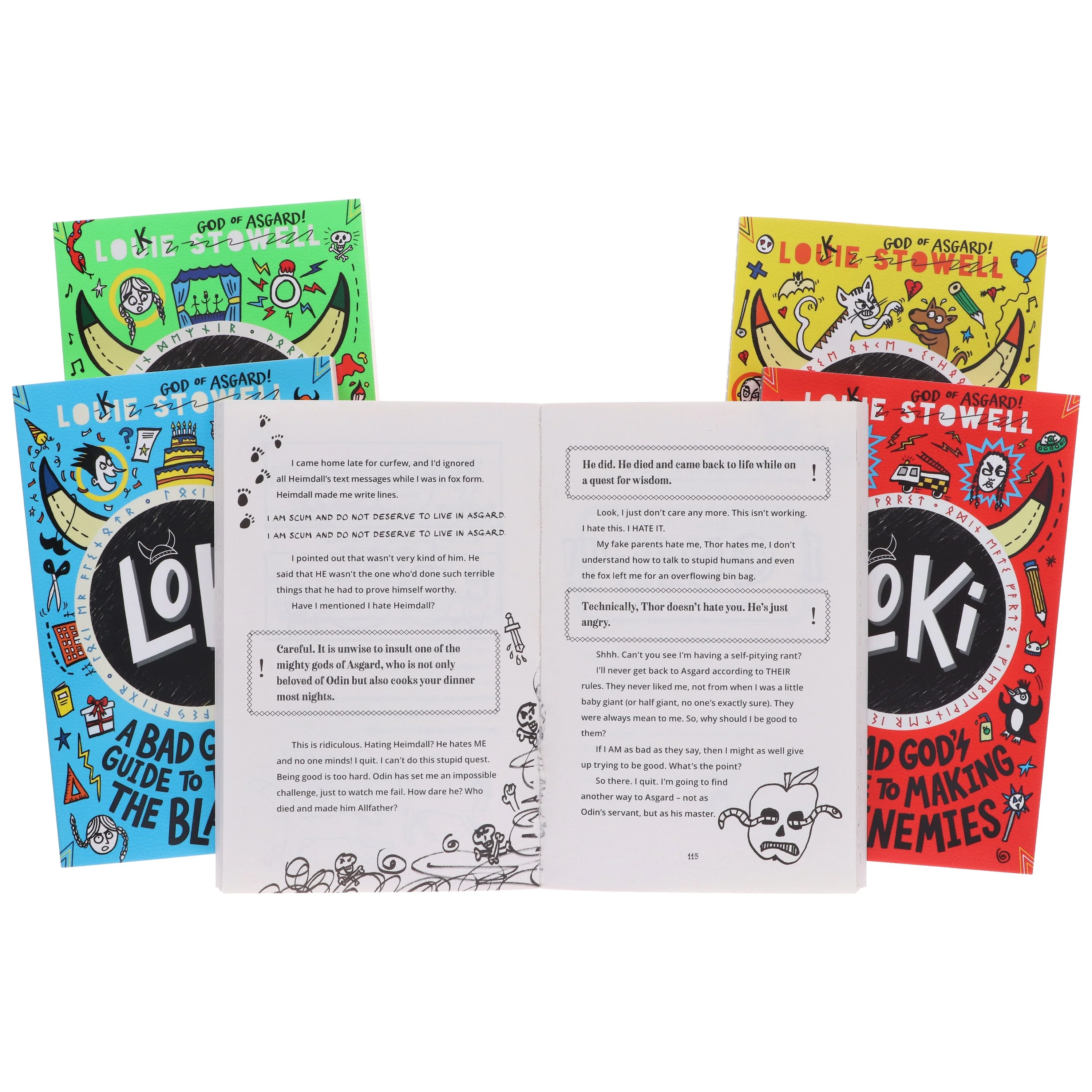 Loki: A Bad God’s Guide Series by Louie Stowell 5 Books Collection Set - Ages 9-12 - Paperback - Image 7