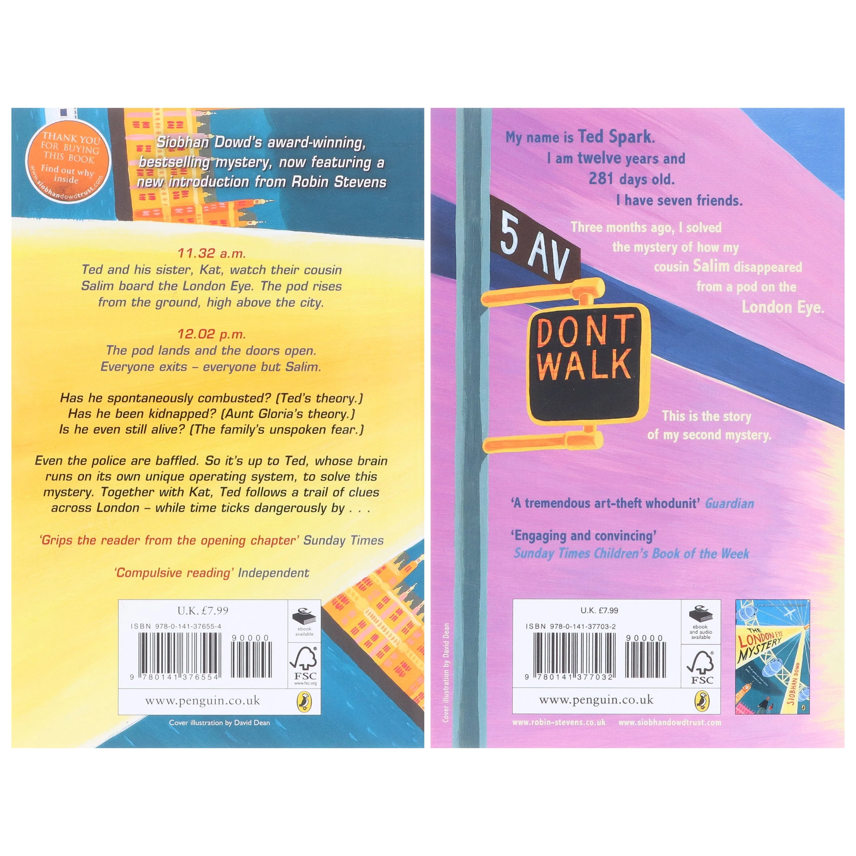 London Eye Mystery Collection by Siobhan Dowd & Robin Stevens 2 Books Set - Ages 10+ - Paperback - Image 3