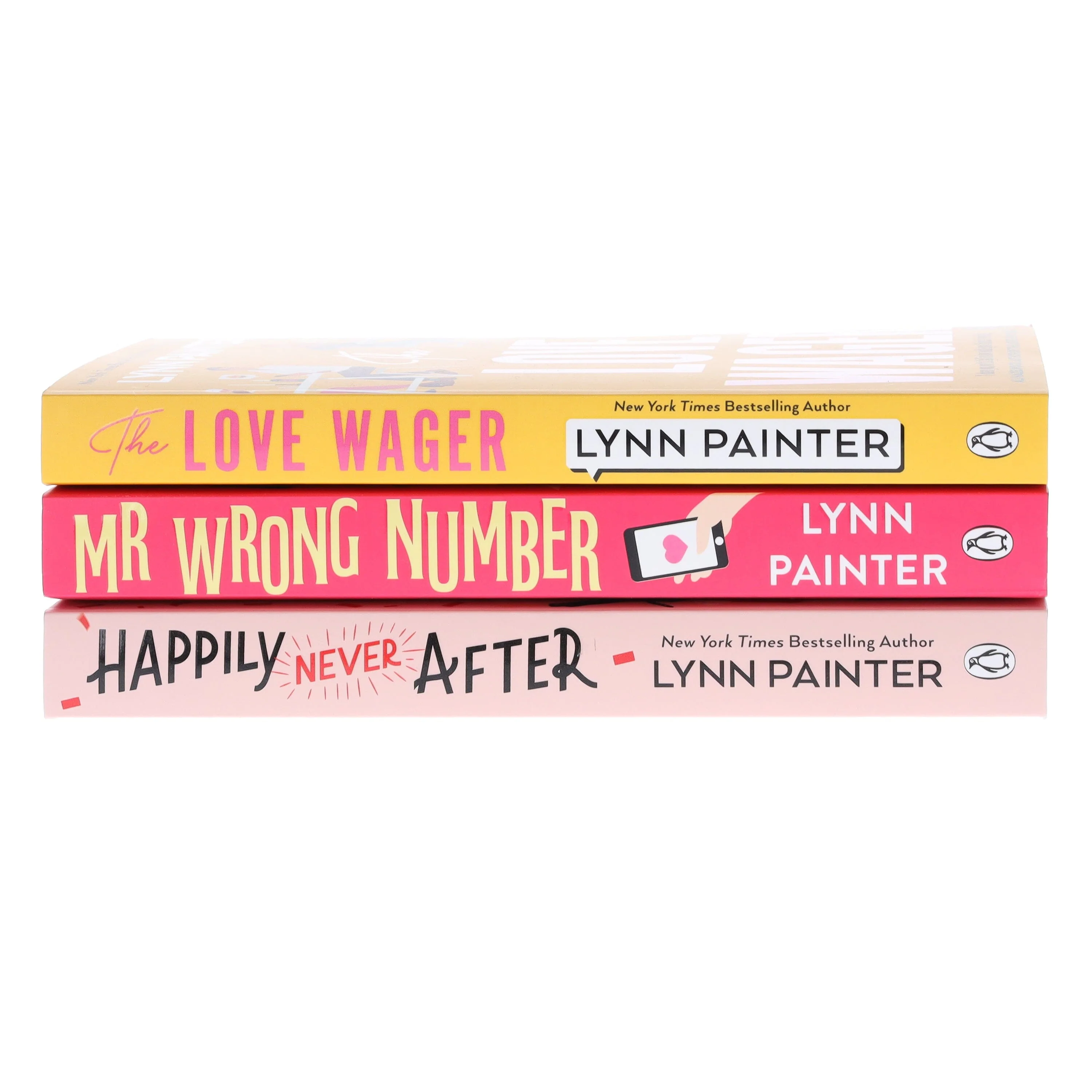 Lynn Painter Collection (Mr Wrong Number, The Love Wager & Happily Never After) 3 Books Set - Fiction - Paperback - Image 6
