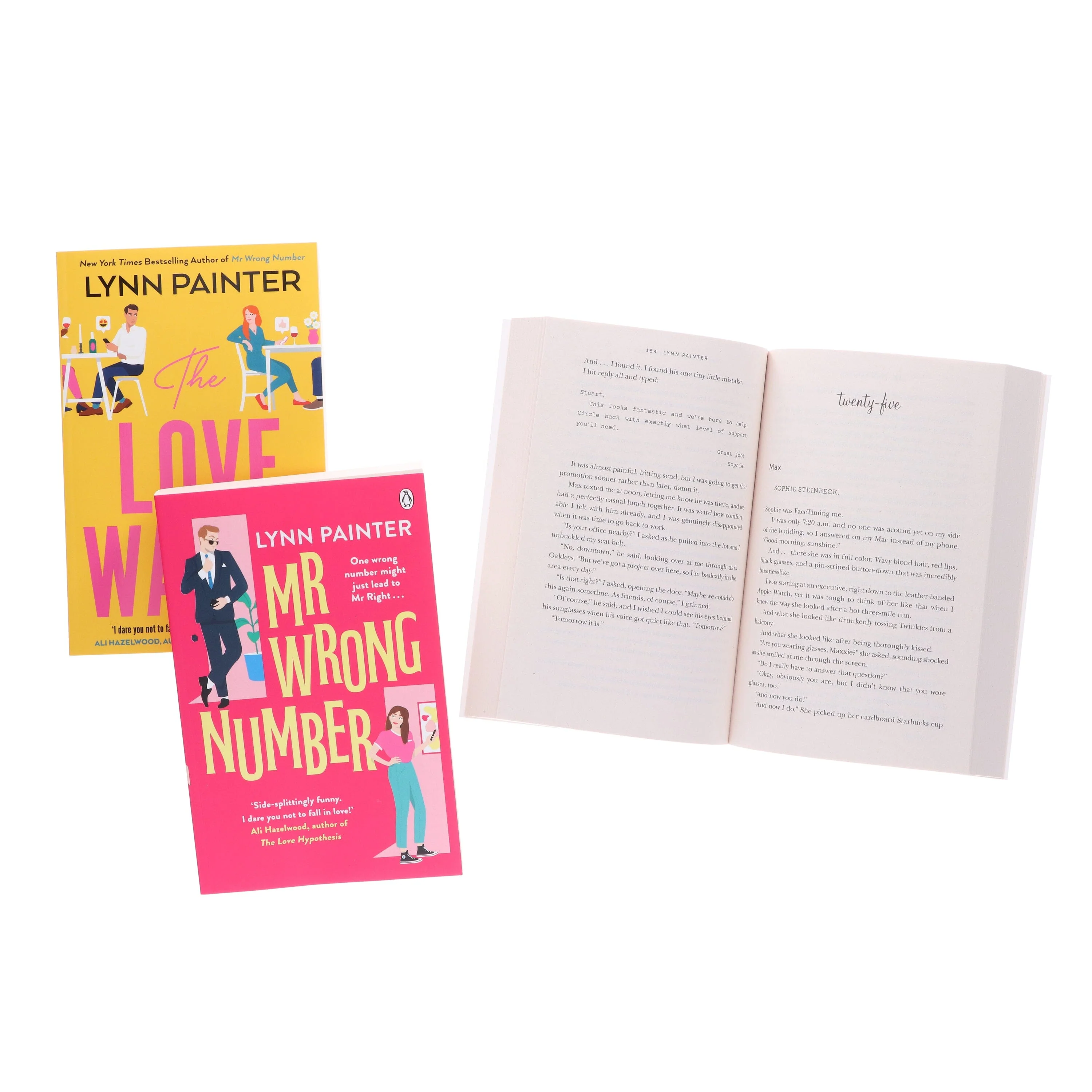 Lynn Painter Collection (Mr Wrong Number, The Love Wager & Happily Never After) 3 Books Set - Fiction - Paperback - Image 7