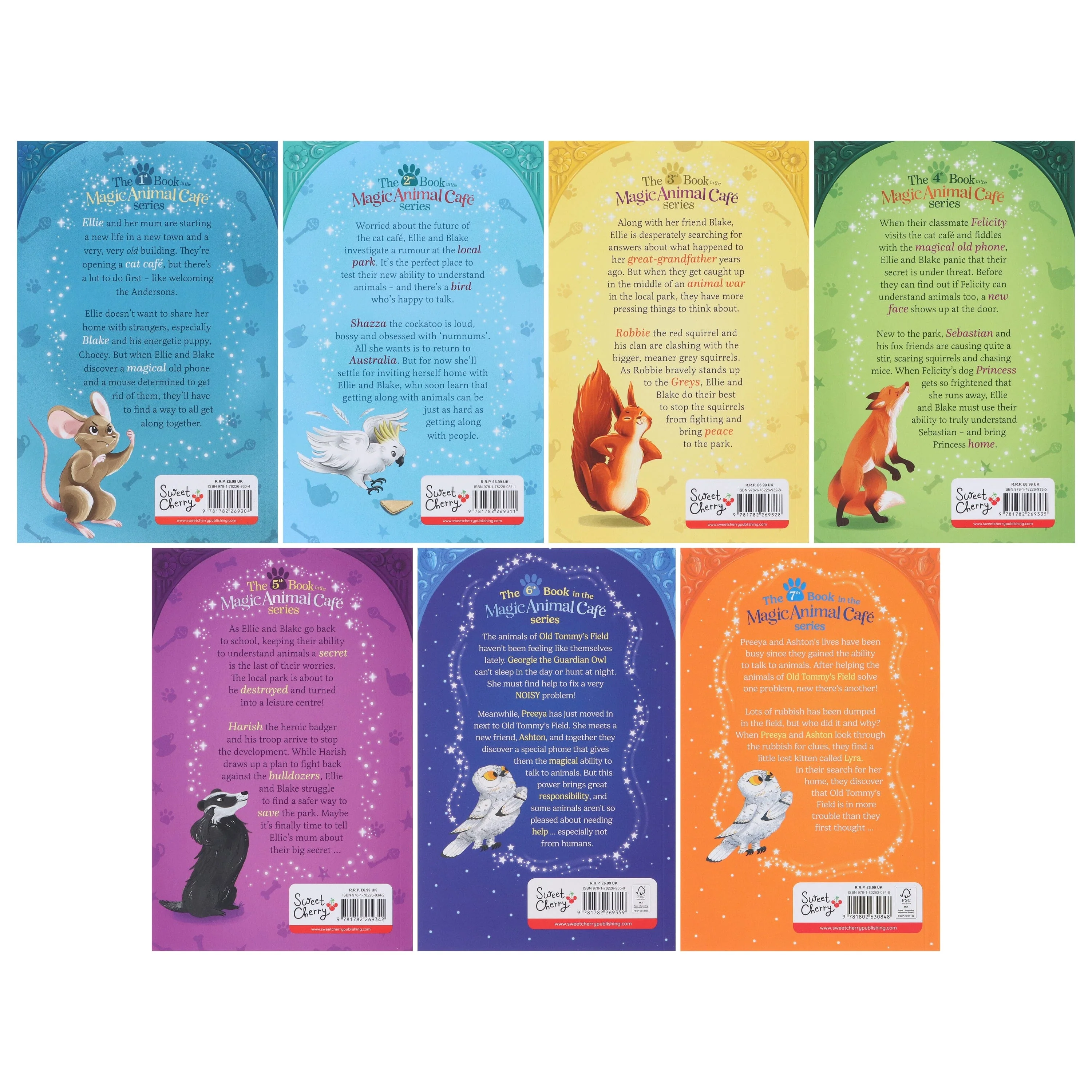 Magic Animal Cafe Series by Stella Tarakson & Jo Glasspool 7 Books Collection Set (Includes a Free Audiobooks!) - Ages 7-9 - Paperback - Image 3