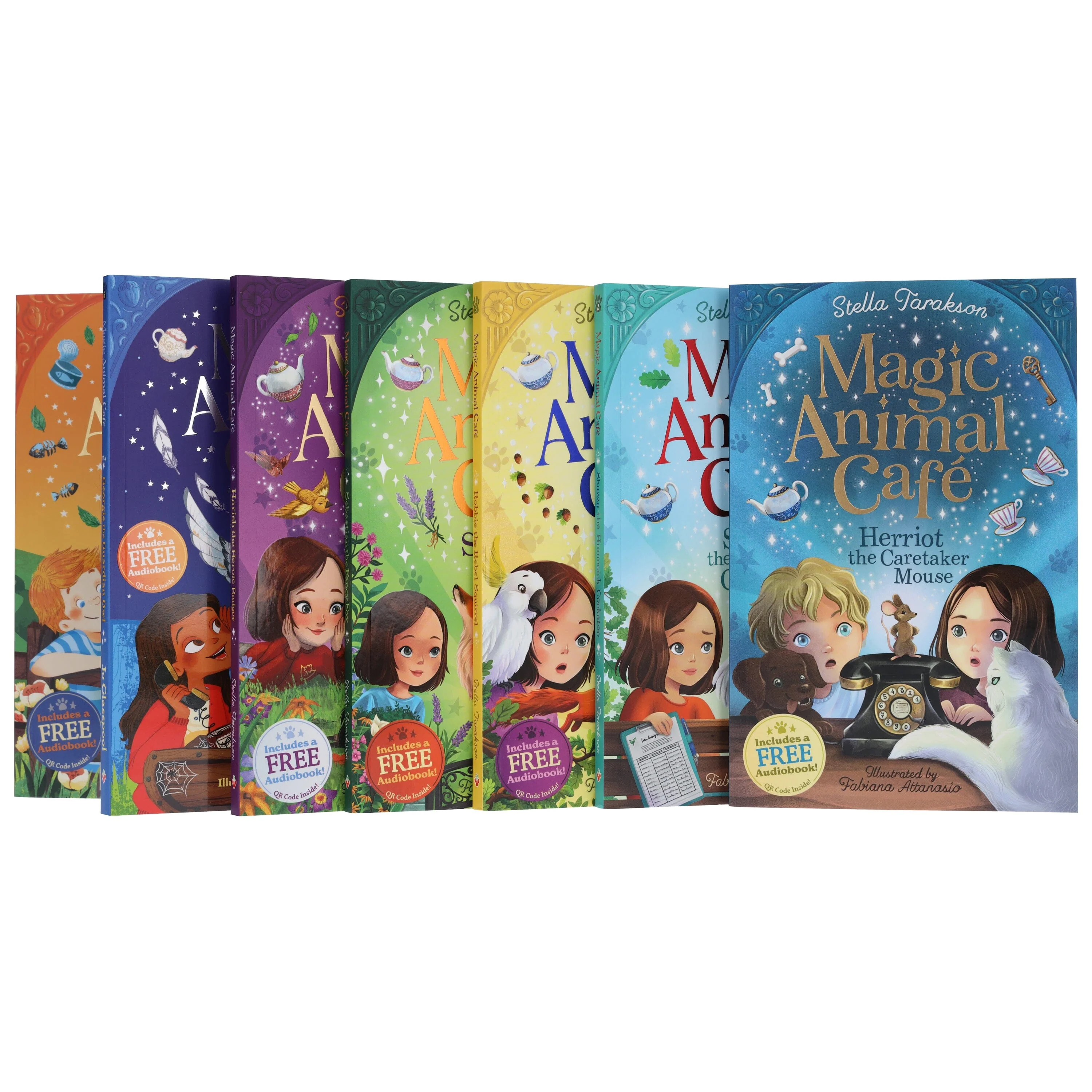 Magic Animal Cafe Series by Stella Tarakson & Jo Glasspool 7 Books Collection Set (Includes a Free Audiobooks!) - Ages 7-9 - Paperback - Image 4