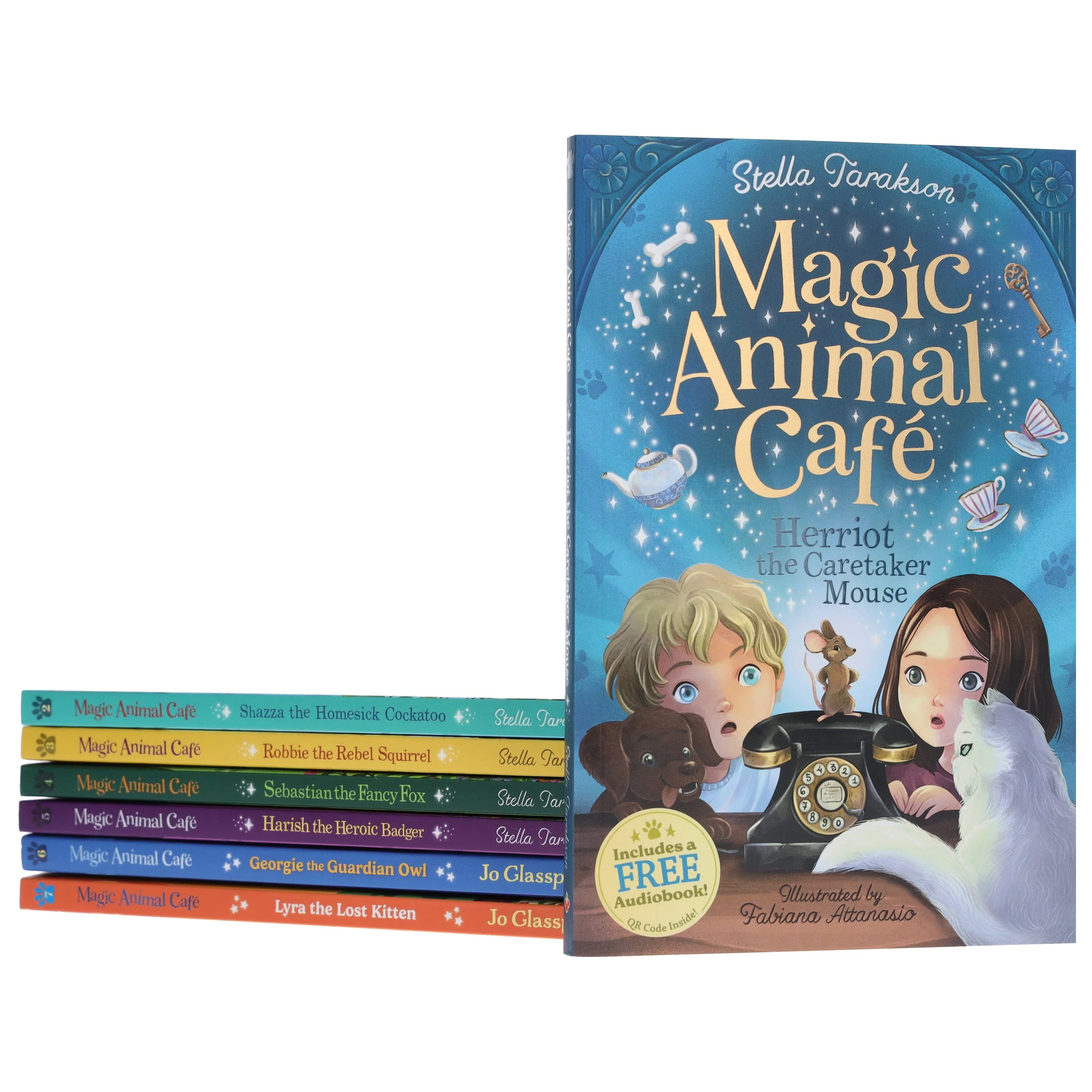 Magic Animal Cafe Series by Stella Tarakson & Jo Glasspool 7 Books Collection Set (Includes a Free Audiobooks!) - Ages 7-9 - Paperback - Image 5