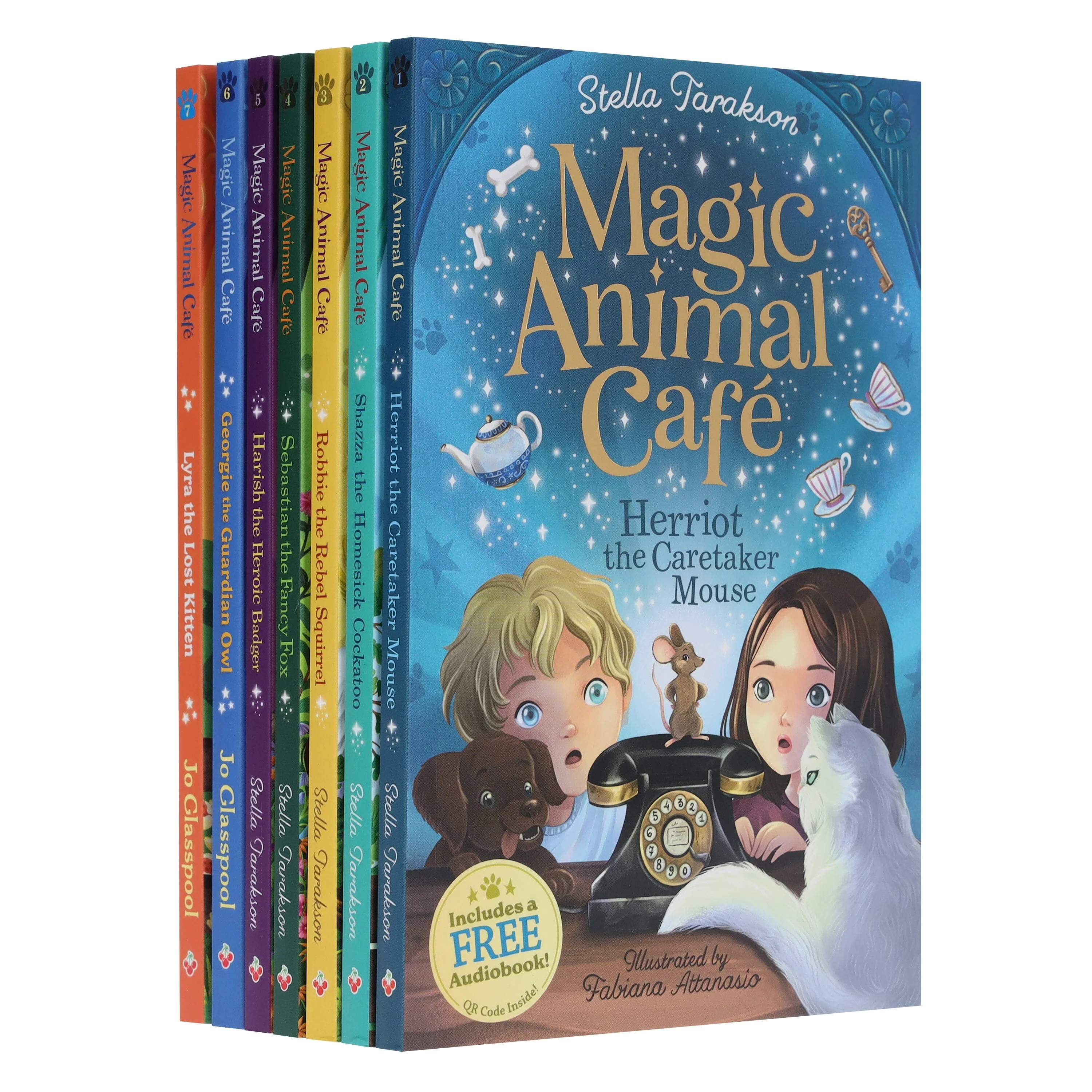 Magic Animal Cafe Series by Stella Tarakson & Jo Glasspool 7 Books Collection Set (Includes a Free Audiobooks!) - Ages 7-9 - Paperback - Image 6