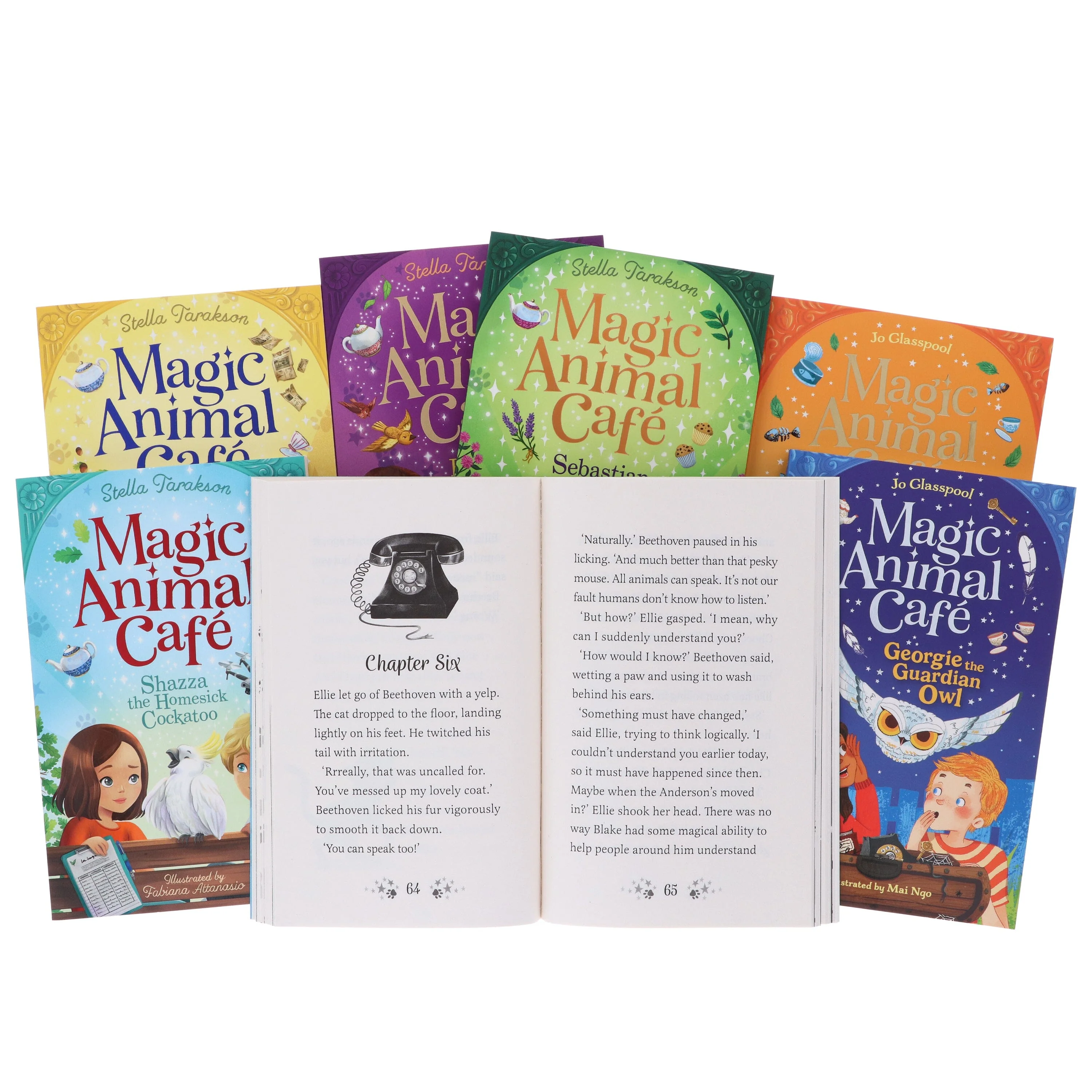 Magic Animal Cafe Series by Stella Tarakson & Jo Glasspool 7 Books Collection Set (Includes a Free Audiobooks!) - Ages 7-9 - Paperback - Image 8