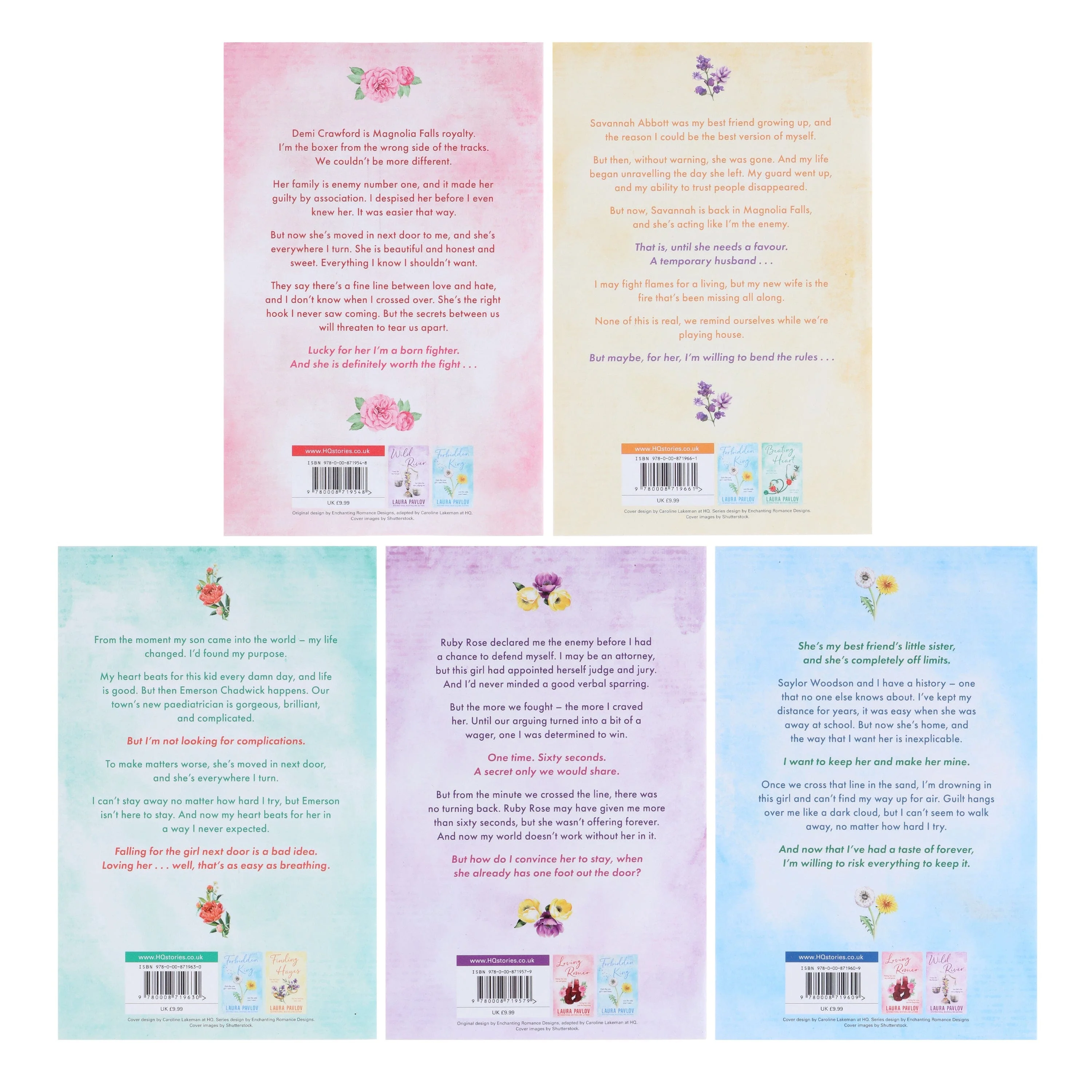 Magnolia Falls Series by Laura Pavlov 5 Books Collection Set - Fiction - Paperback - Image 3