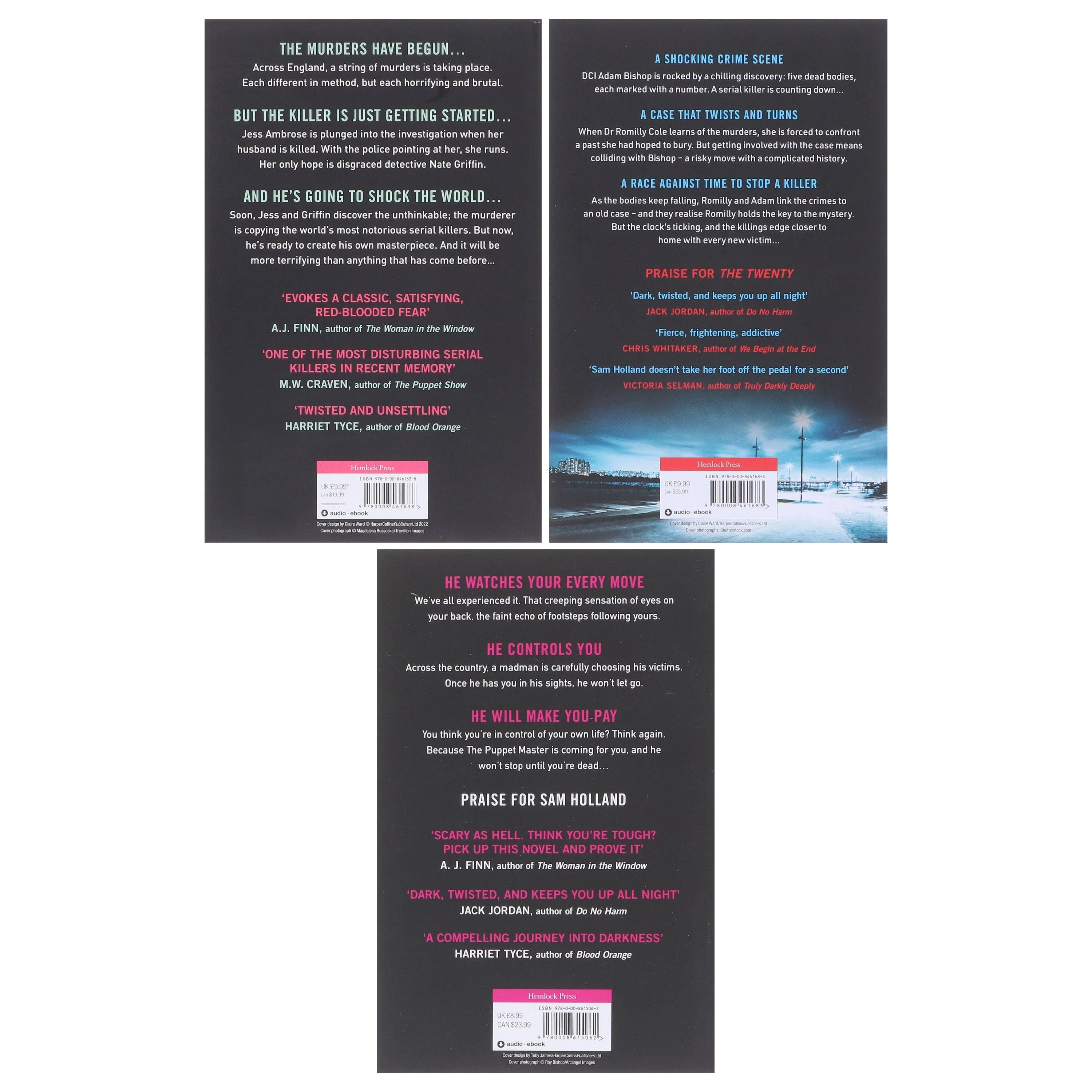 Major Crimes Series by Sam Holland 3 Books Collection Set - Fiction - Paperback - Image 3