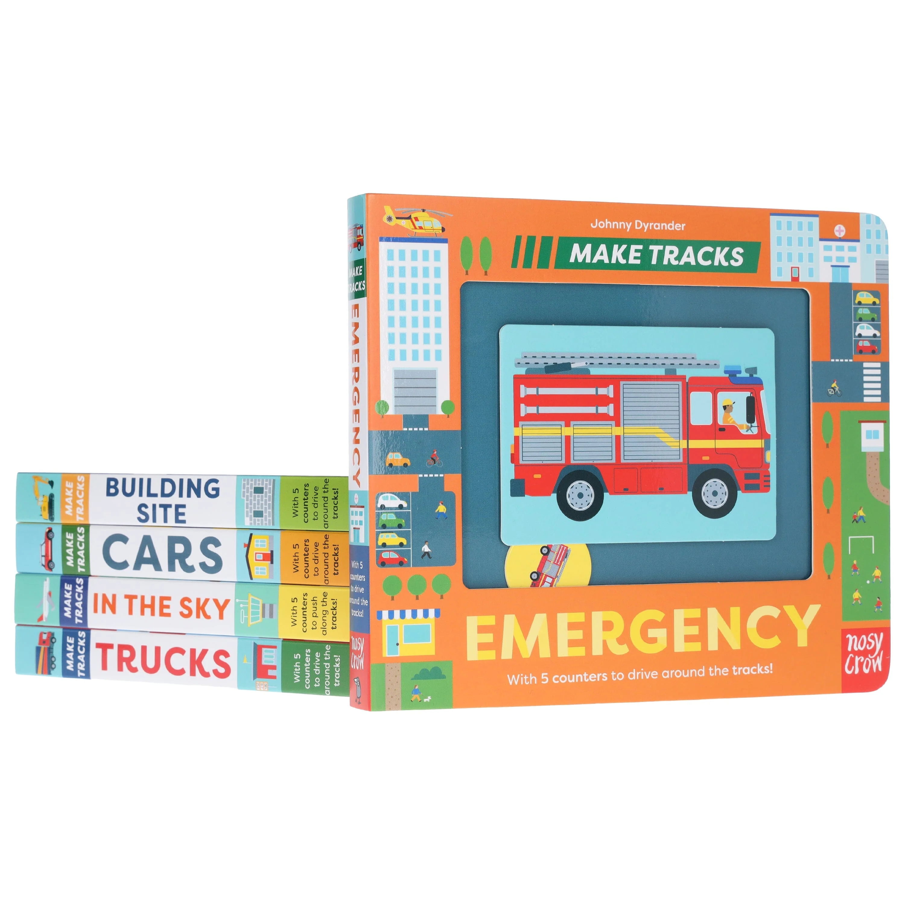 Make Tracks Series by Johnny Dyrander 5 Books Collection Set - Ages 2-5 - Board Book - Image 5