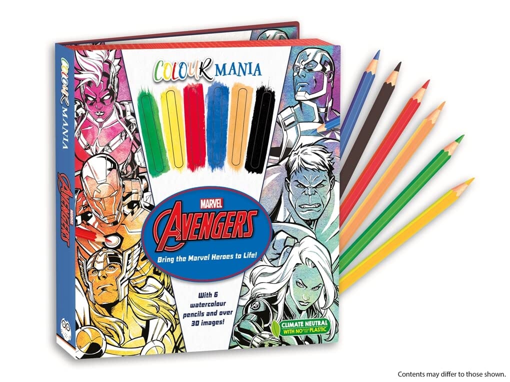 Marvel: Avengers: Bring the Marvel Heroes to Life!: With 6 Watercolour Pencils, Paintbrush and Over 30 Images! - Ages 7-11 - Paperback - Image 2